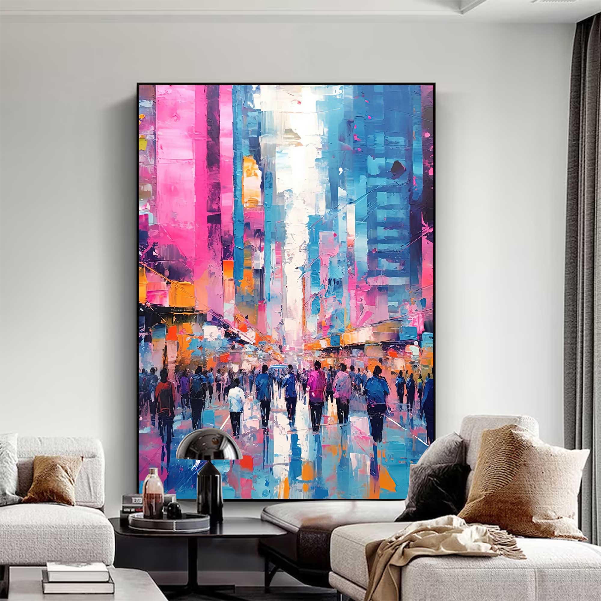Vibrant Delights: Decorating a Room with Colorful Oil Paintings
