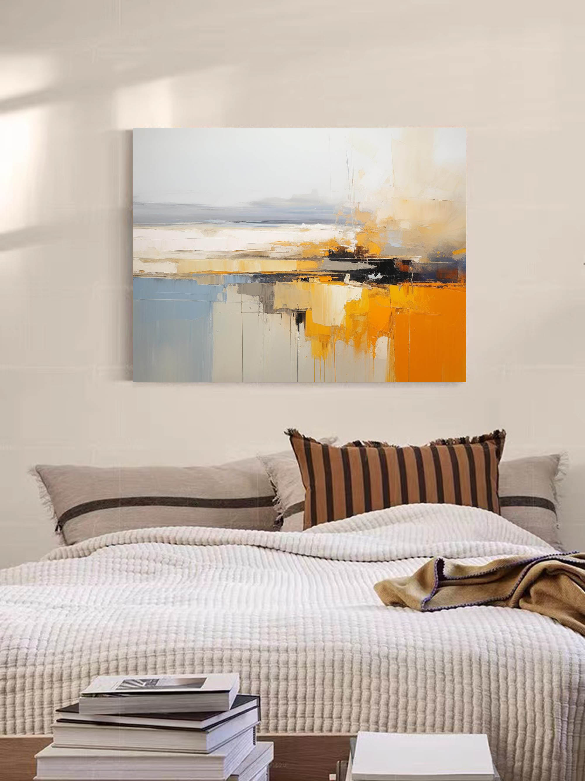 Abstract Oil Painting On Canvas landscape Original Painting Living Room Wall Art Decor