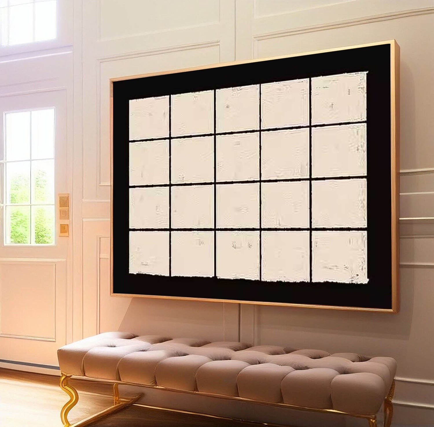 Geometry Large Wall Art Texture Abstract Oil Painting Original Minimalist Abstract Acrylic Painting Home Decor