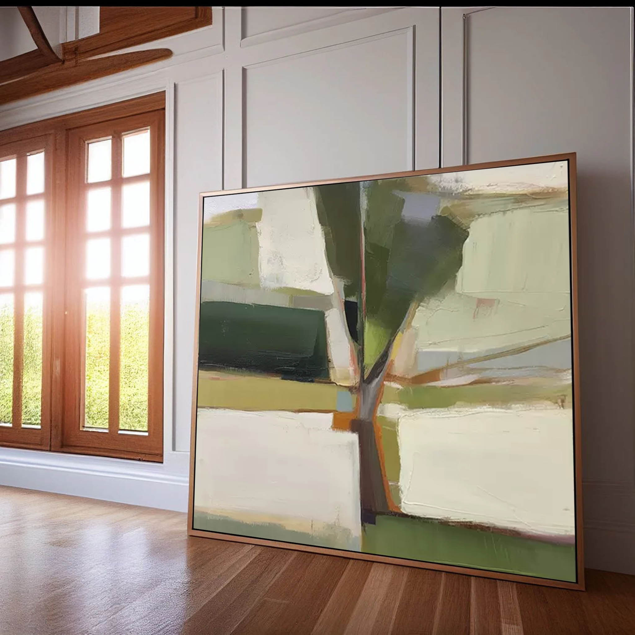 Original Large Abstract Tree Acrylic Painting On Canvas Abstract Tree Oil Painting Modern Wall Art Home Decoration