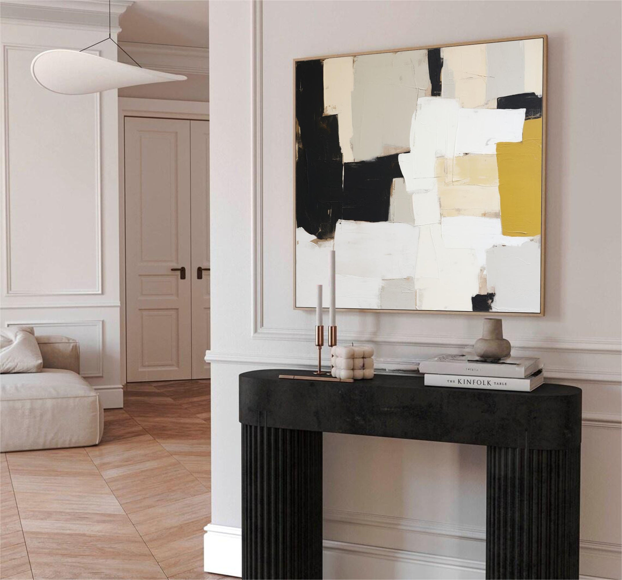 Abstract Oil Painting Farme Large Acrylic Painting On Canvas Original Modern Wall Art For Living Room