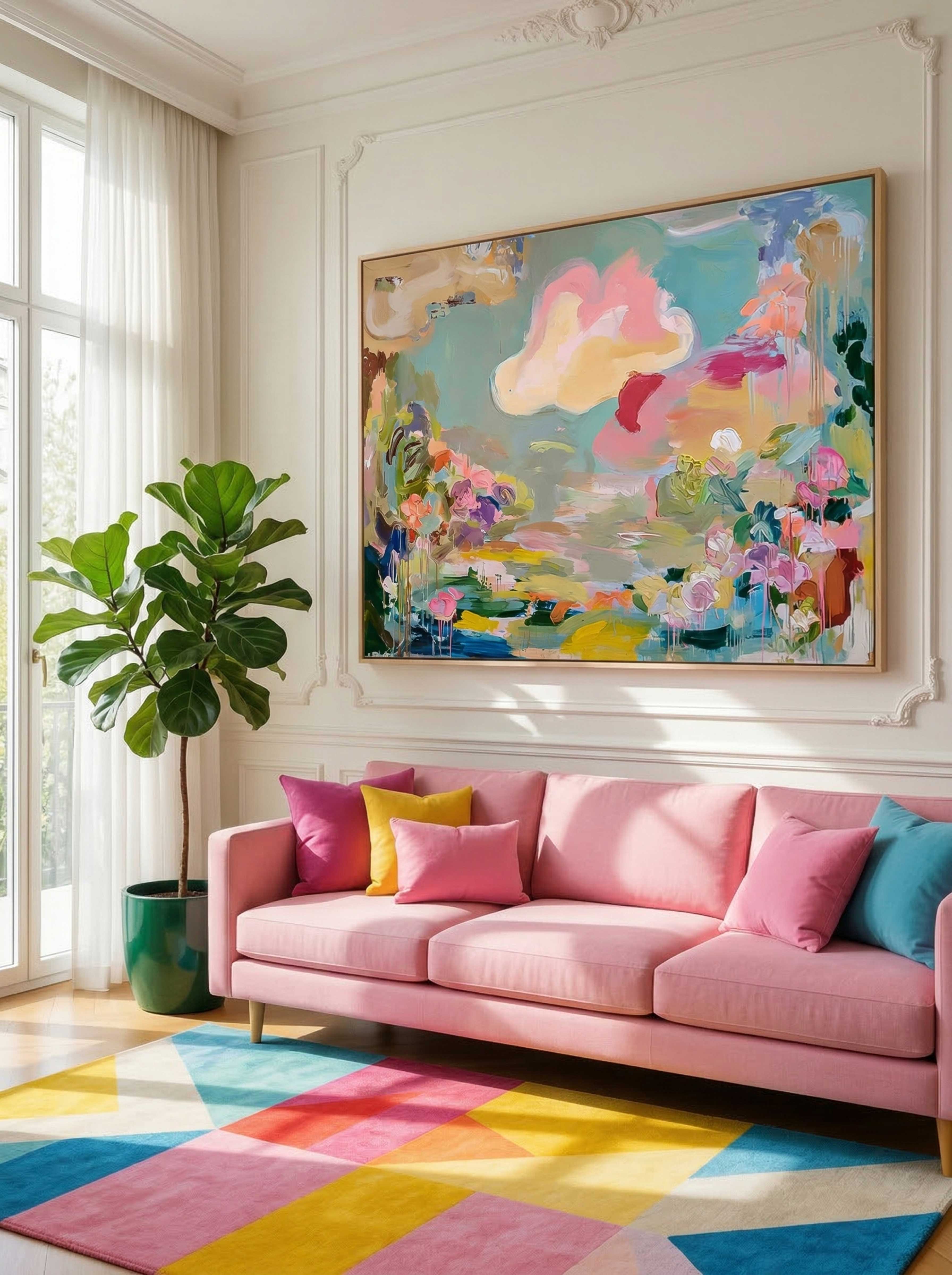 Abstract Canvas Art #AB793