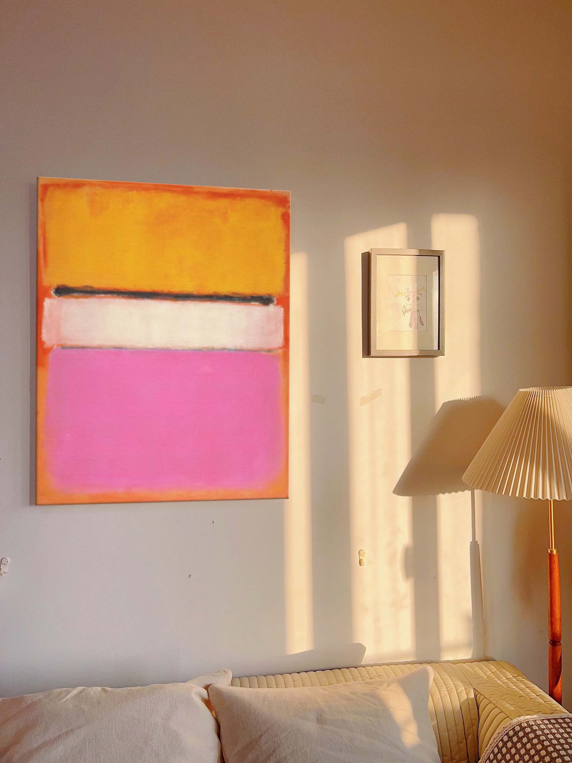 Minimalist Abstract Shapes Wall Art  Modern Color  Minimalist Color painting Living Room