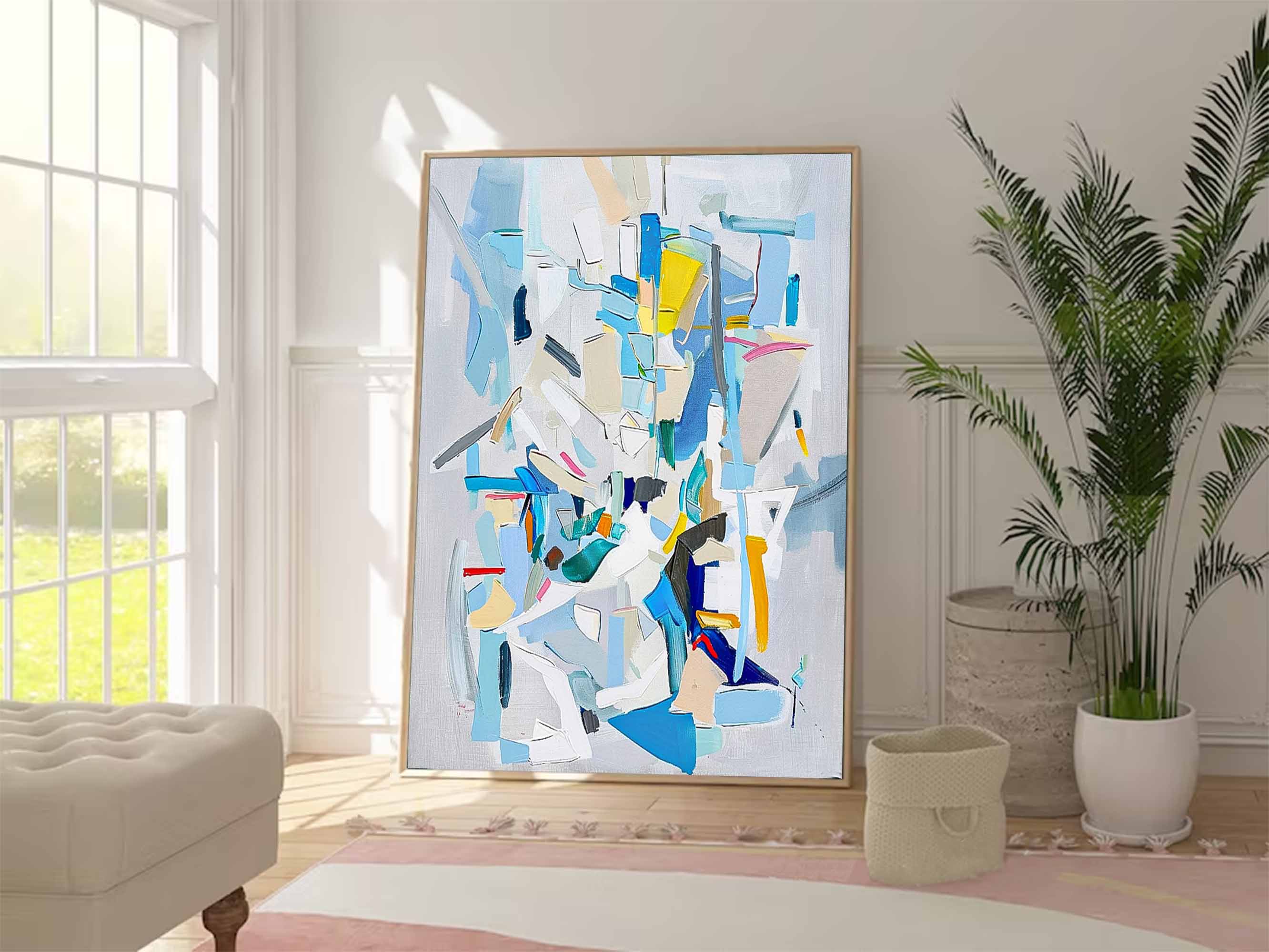 Amazing Abstract Art Thick Texture Large Art Modern Abstract Artwork Original Oil Painting On Canvas For Living Room