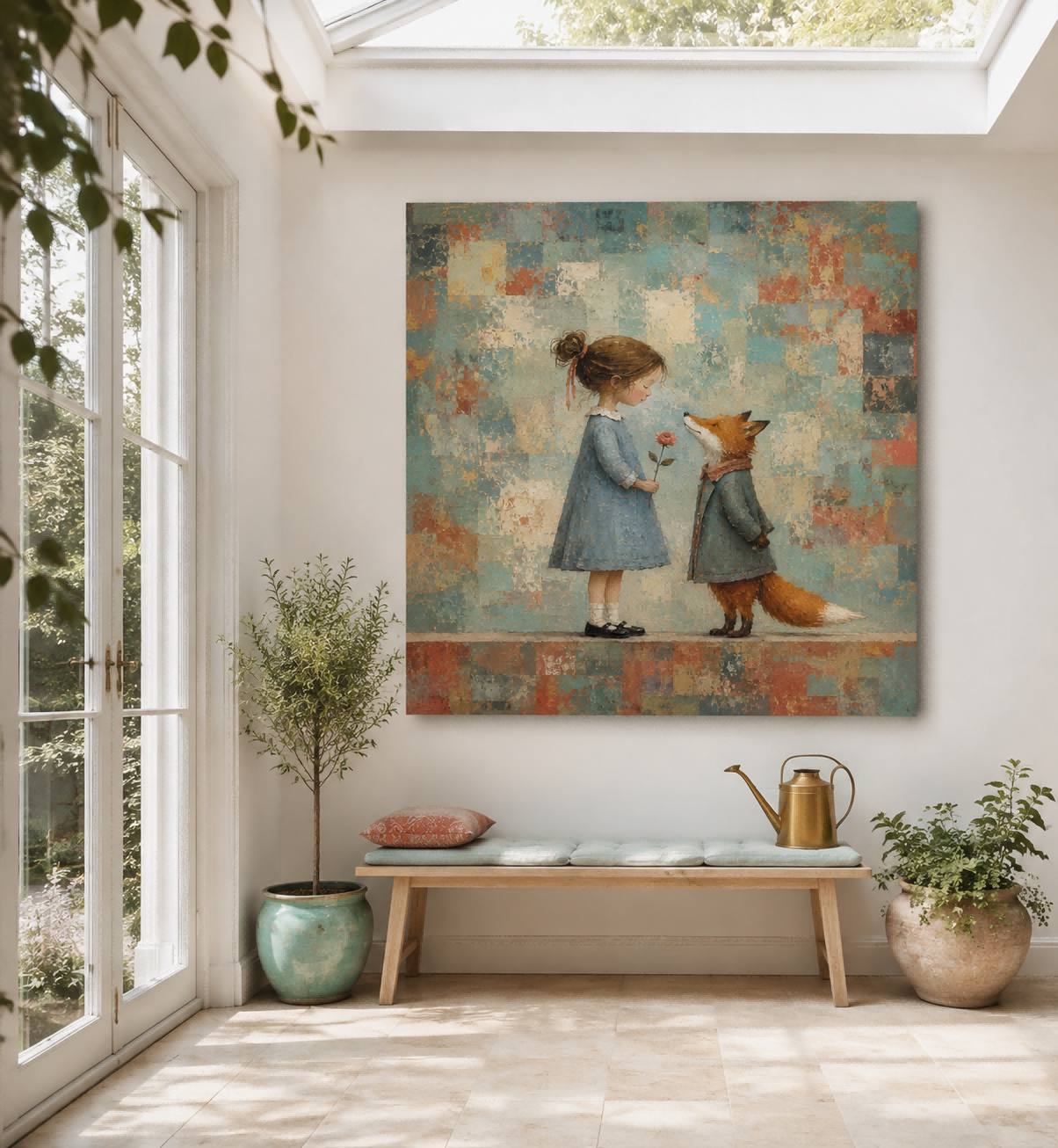 Whimsical Animal Wall Art For Nursery And Living Room Modern Decor