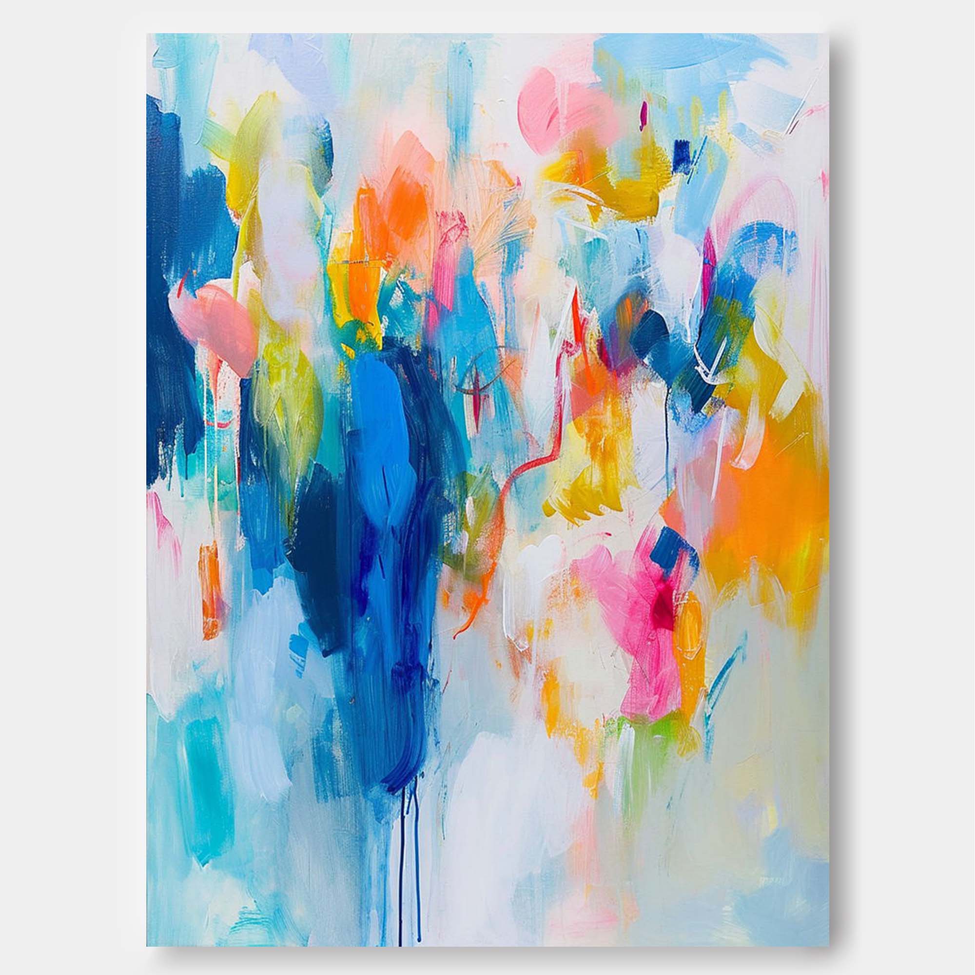 Modern Colorful Quality Large Art Famous Abstract Artwork Original Oil Painting On Canvas Home Decor