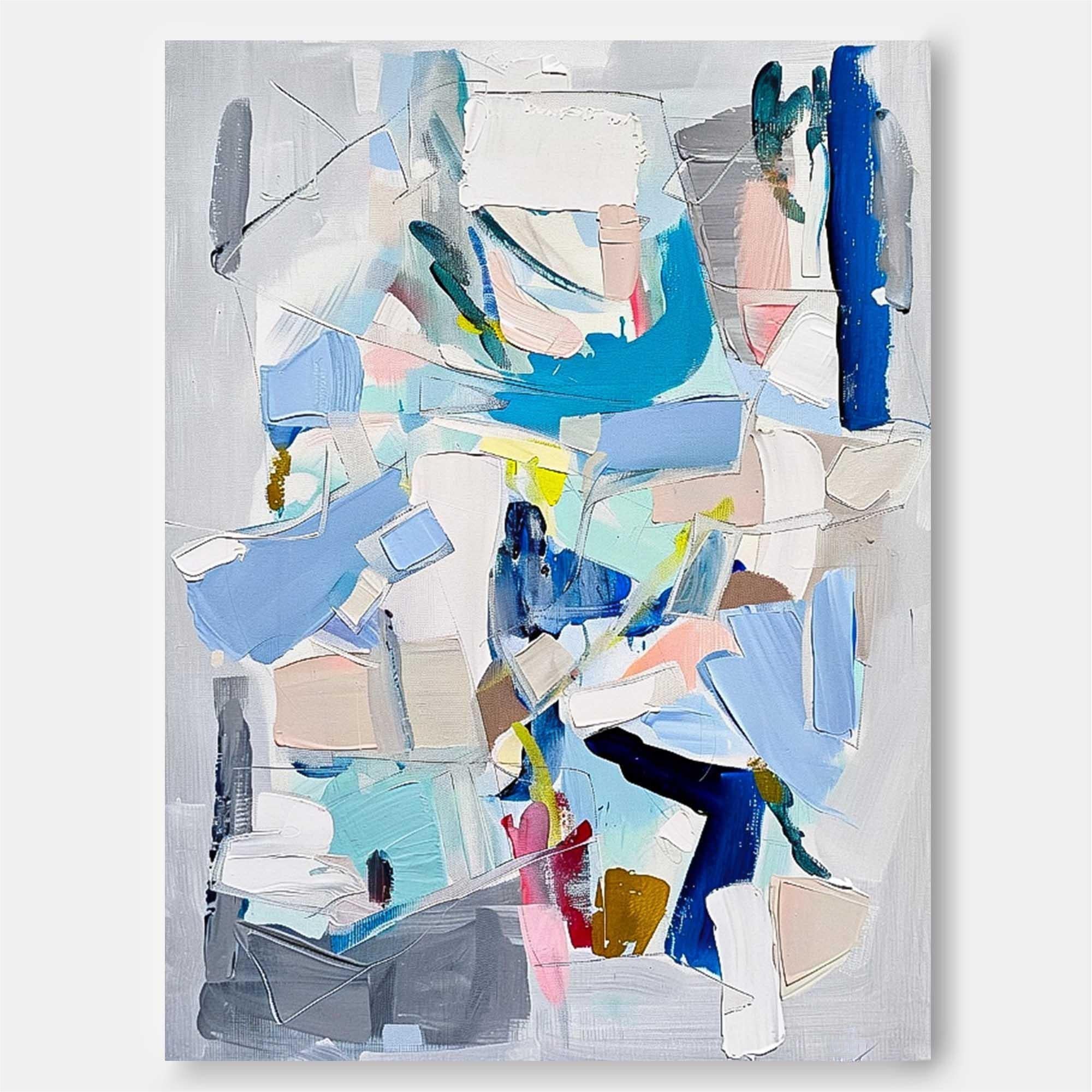 Big Amazing Abstract Art Thick Texture Large Art Modern Abstract Artwork Original Oil Painting On Canvas For Living Room