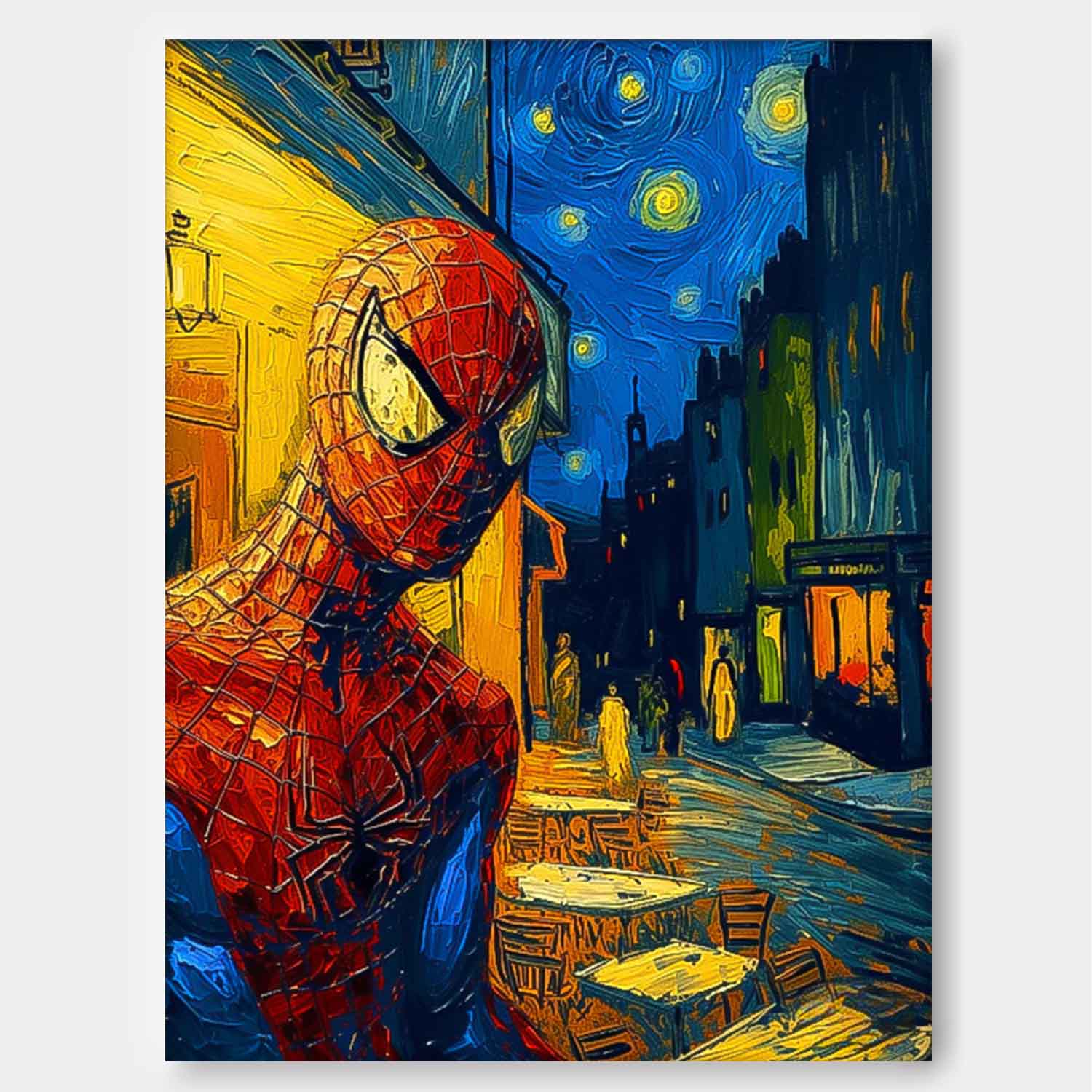 Modern Abstract Spider-Man Painting Contemporary Gallery Famous Wall Art Marvel Comics painting Home Decor