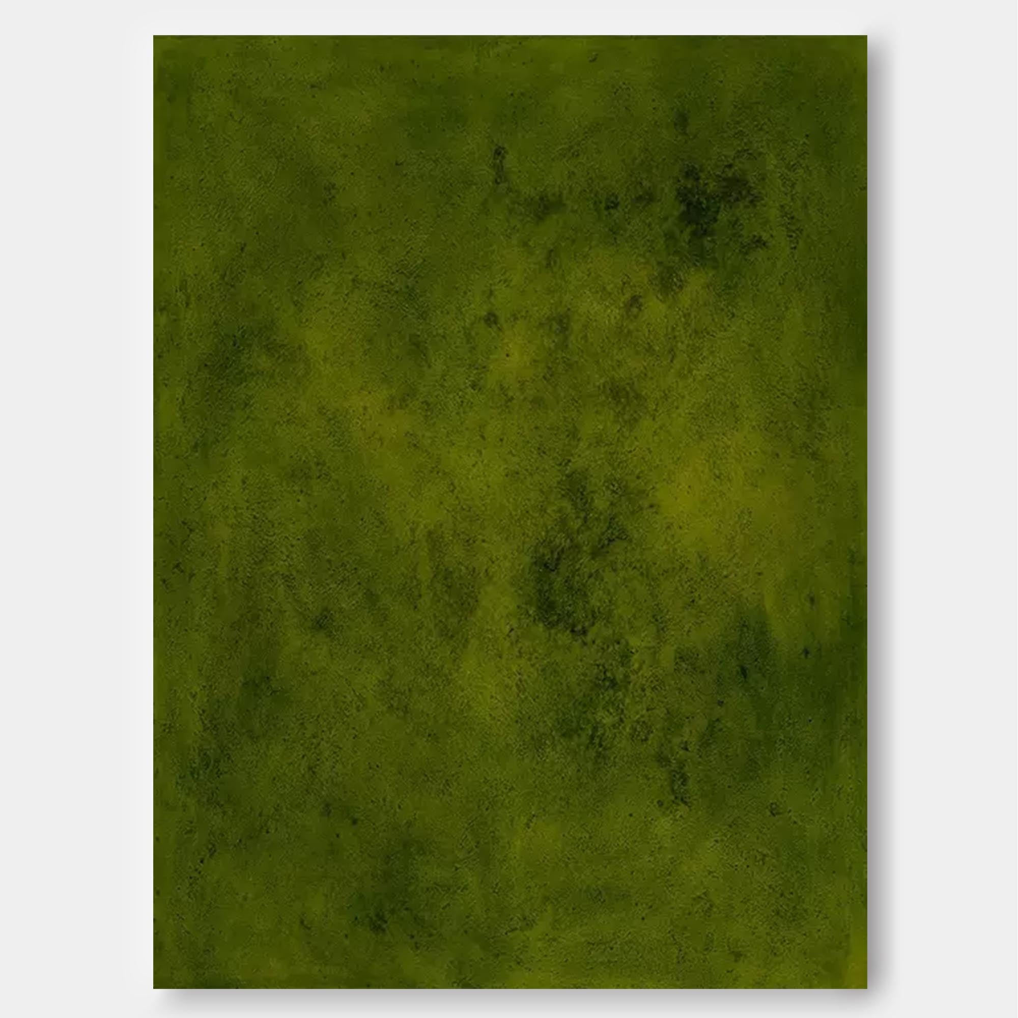 Green Texture Minimalist Oil Painting On Canvas Large Abstract Acrylic Painting Original Wall Art For Living Room