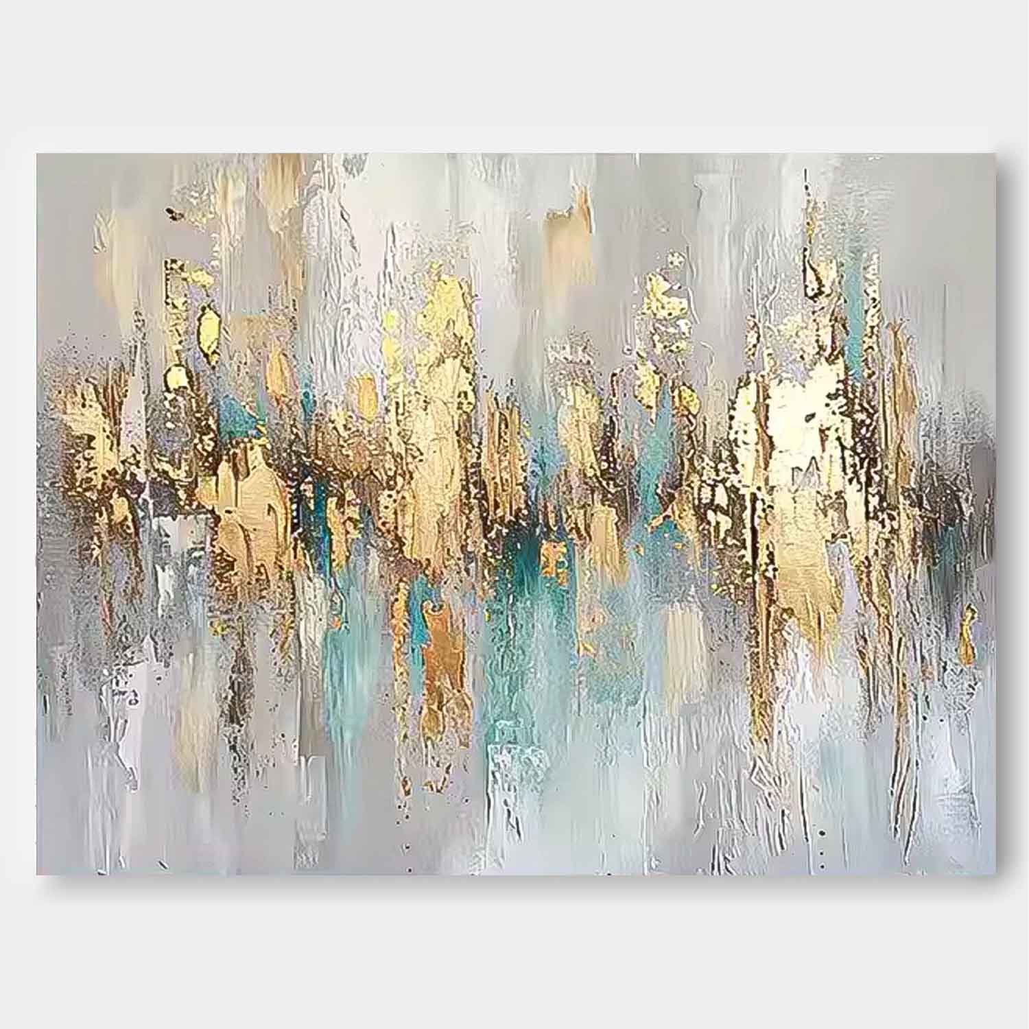 Large Original Abstract Gold Wall Art Abstract Paintings Online Contemporary Artwork For Living Room