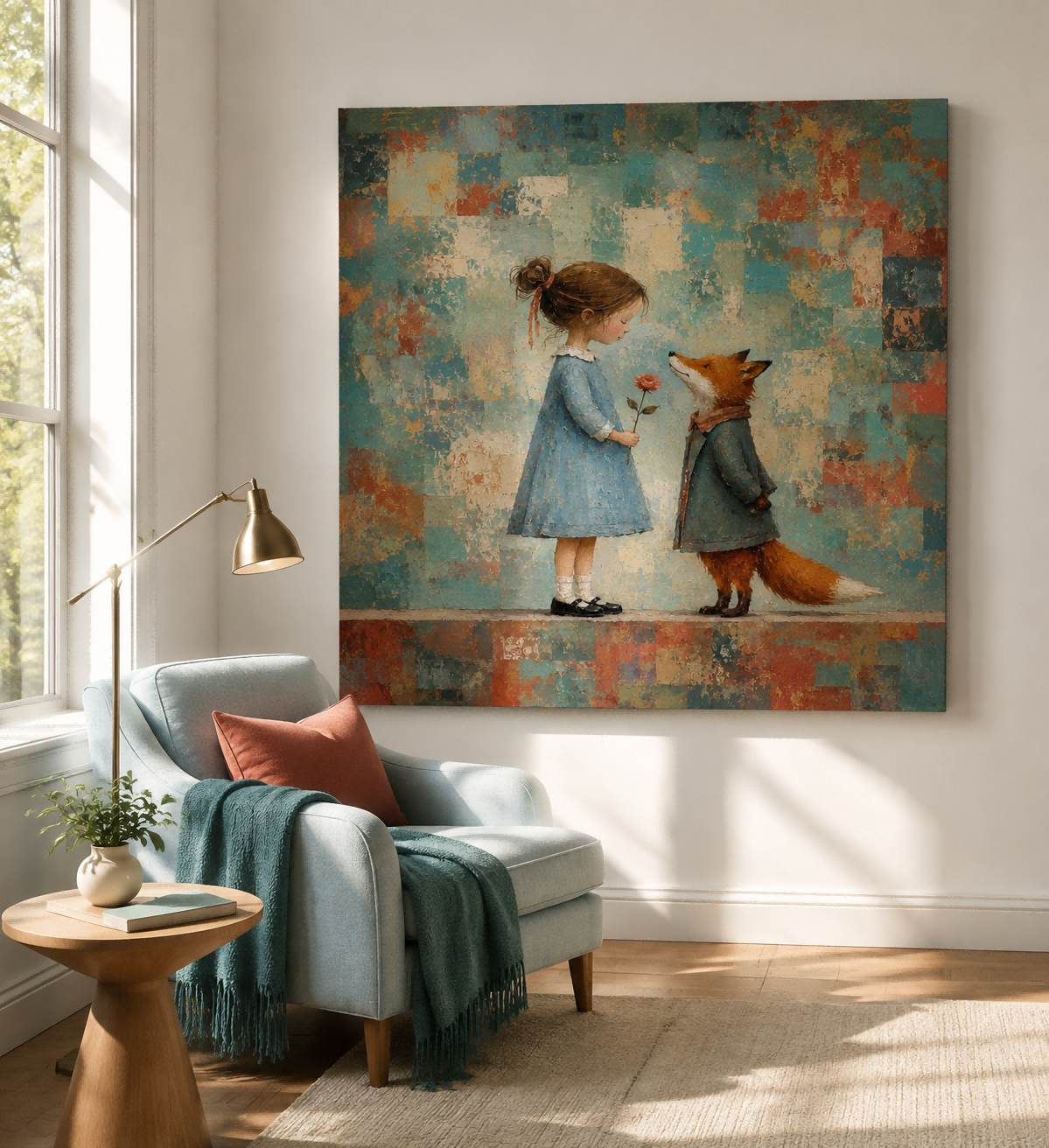 Whimsical Animal Wall Art For Nursery And Living Room Modern Decor