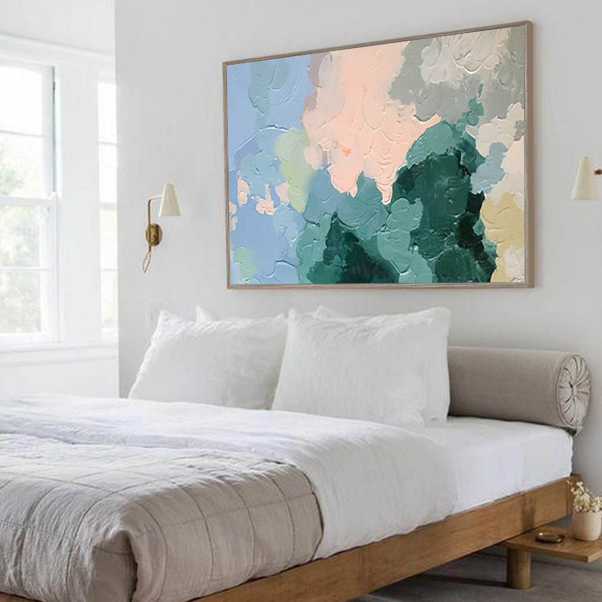 Large Abstract Canvas Oil Painting Original Wall Art Painting Living Room Decoration