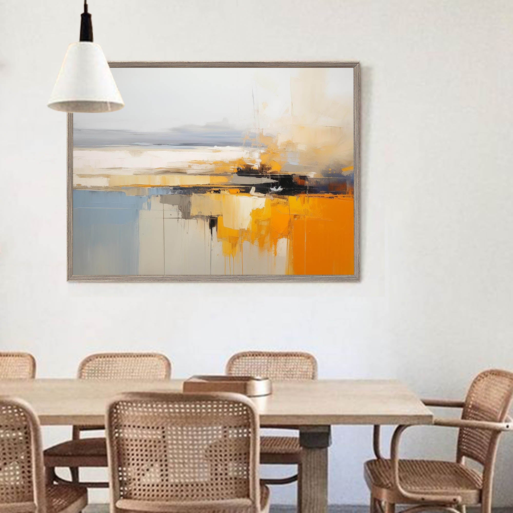 Abstract Oil Painting On Canvas landscape Original Painting Living Room Wall Art Decor