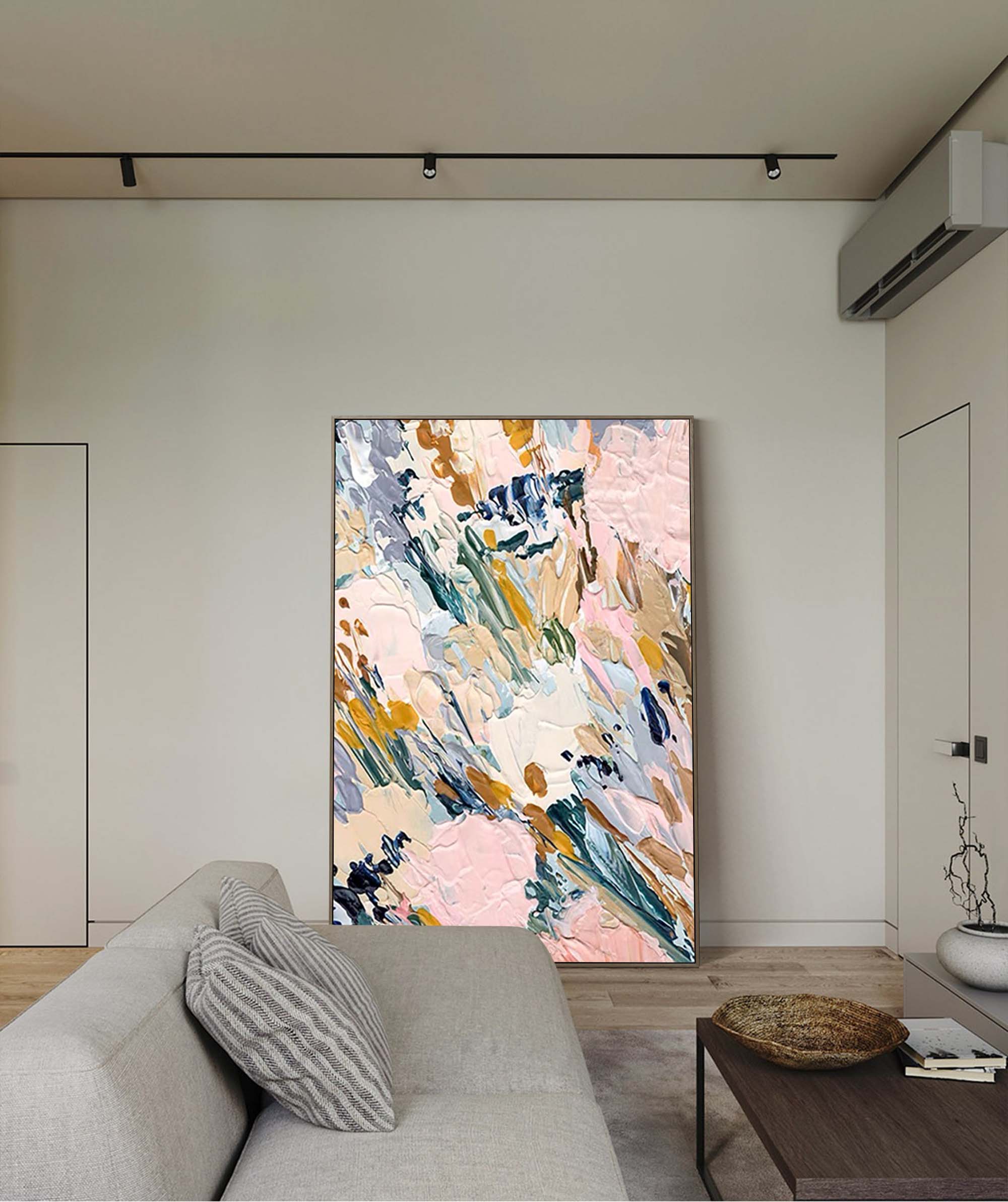 Modern Texture Oil Painting Canvas Large Abstract Painting Original Wall Art Home Decor