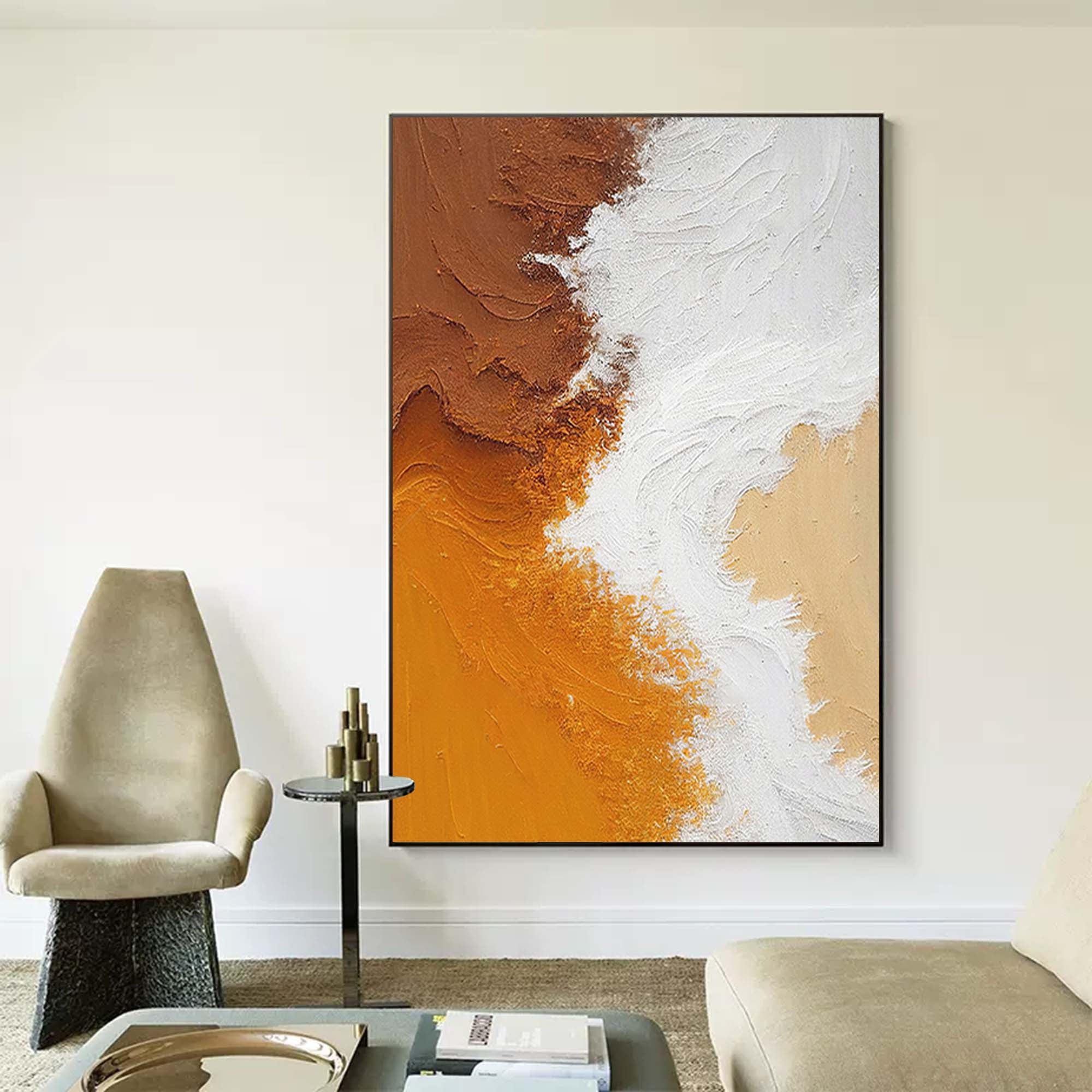 Modern Texture Oil Painting On Canvas Original Abstract Wall Art Large Texture Oil Painting Home Decor
