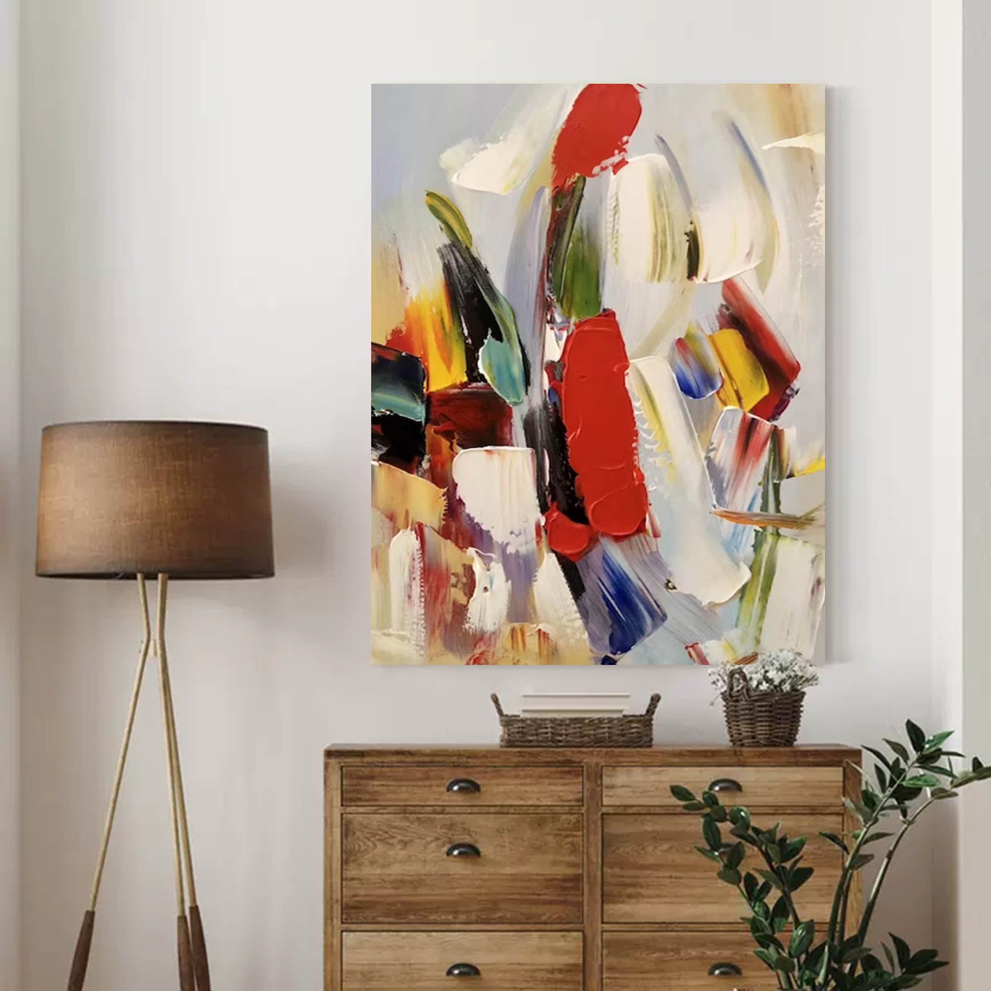 Large Abstract Textured Canvas Oil Painting Modern Acrylic Painting Original Wall Art Home Decor