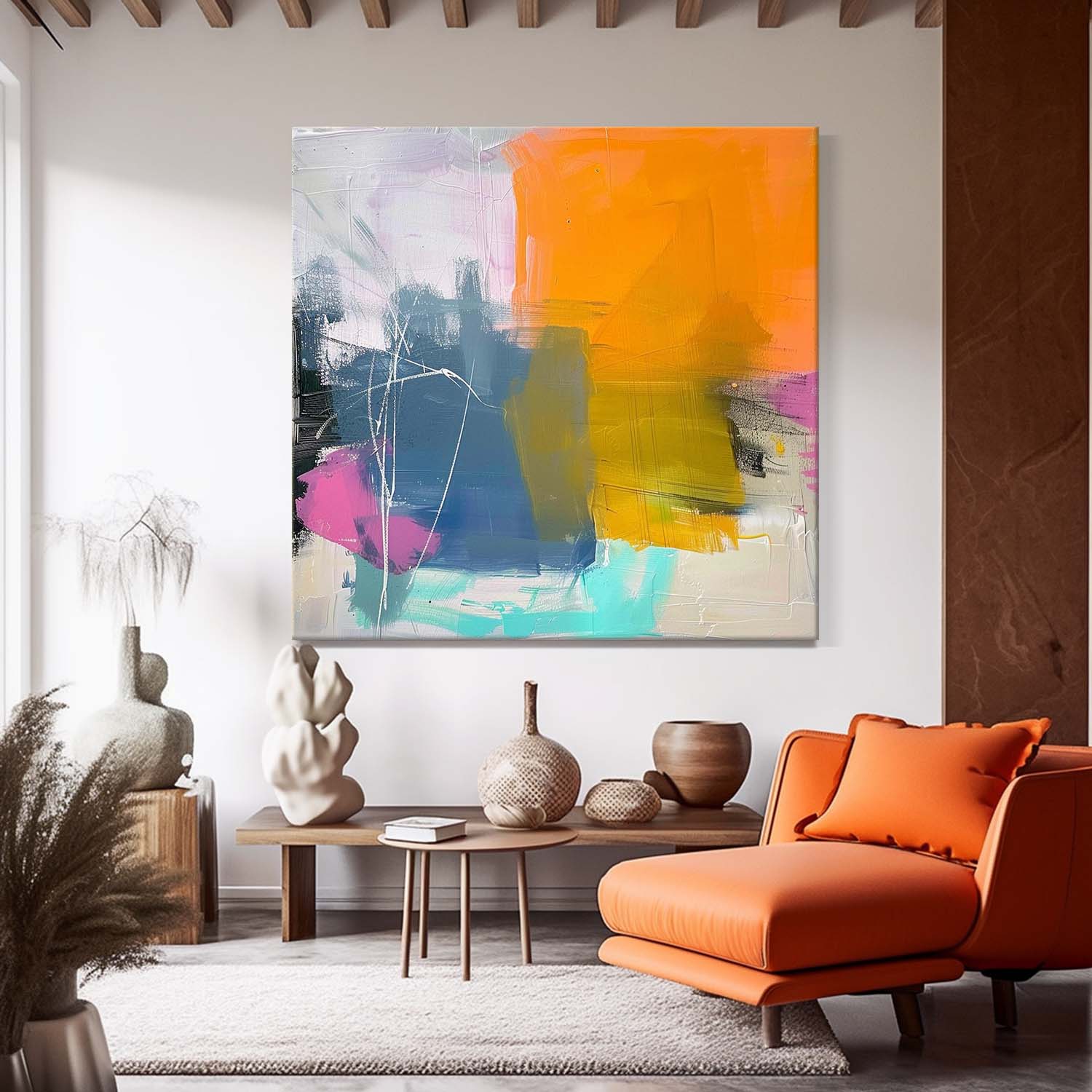 Graffiti Texture Painting Abstract Oil Painting Modern Abstract Acrylic painting Original Artwork Home Decor