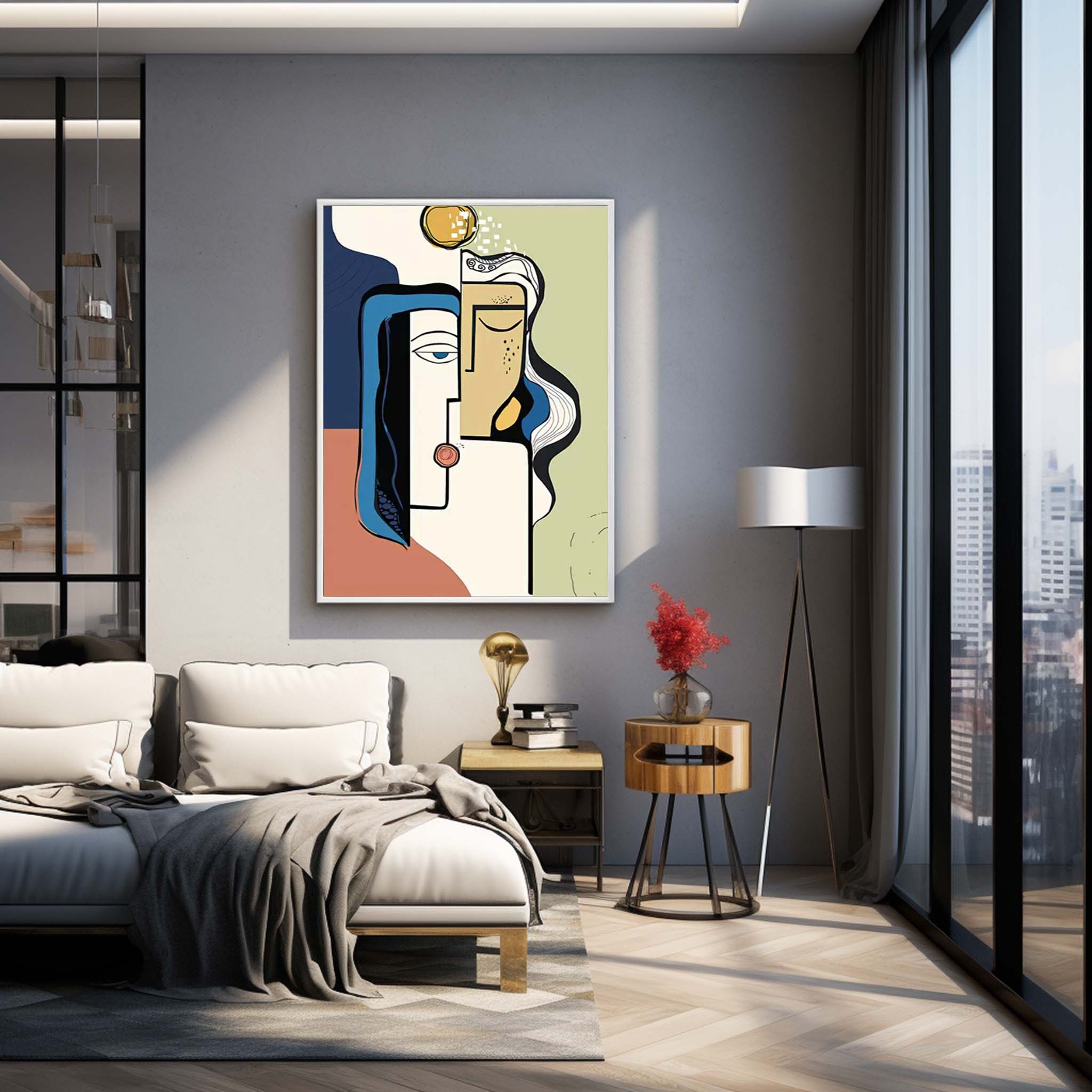 Colorful Large Acrylic painting Original Abstract Oil Painting On Canvas Modern Wall Art For Living Room