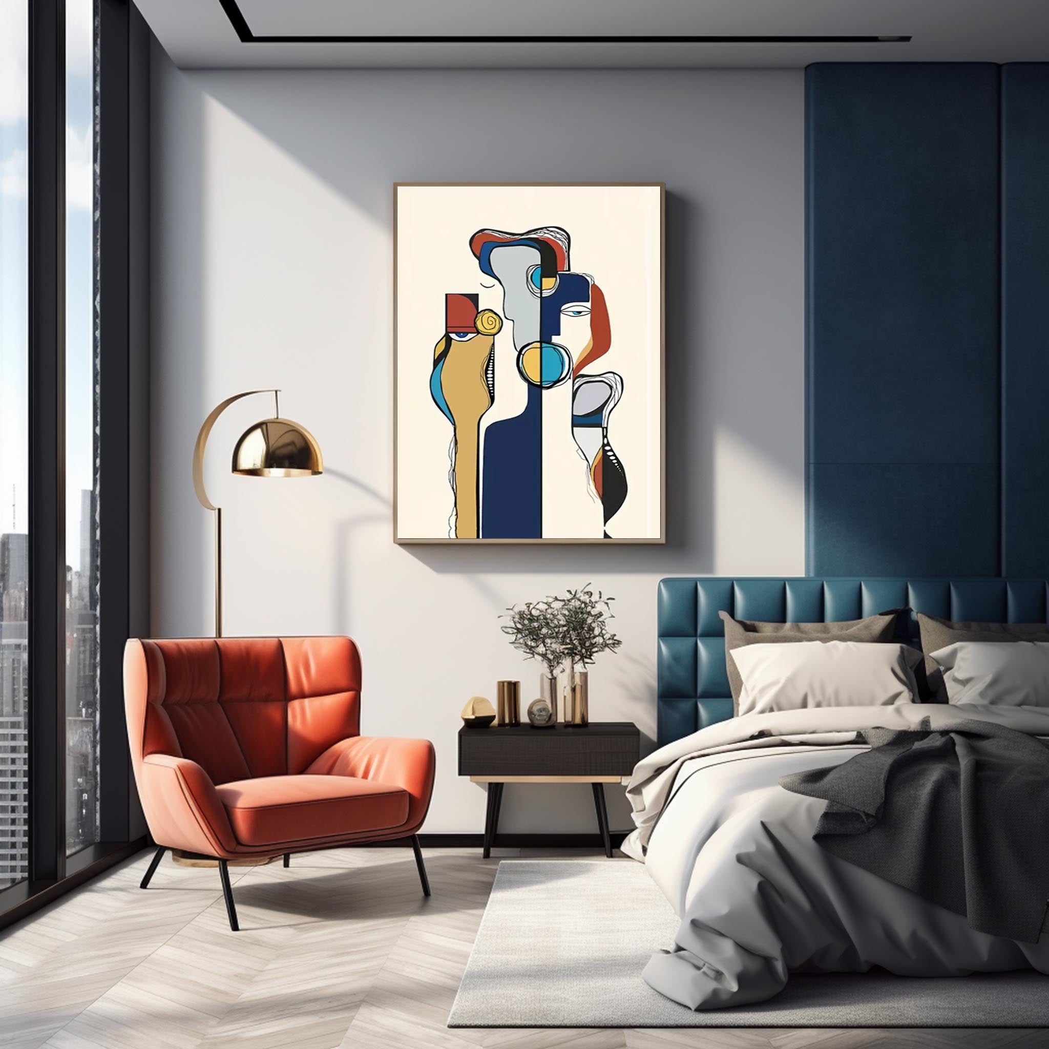 Large Acrylic painting Original Abstract Oil Painting On Canvas Modern Wall Art For Living Room