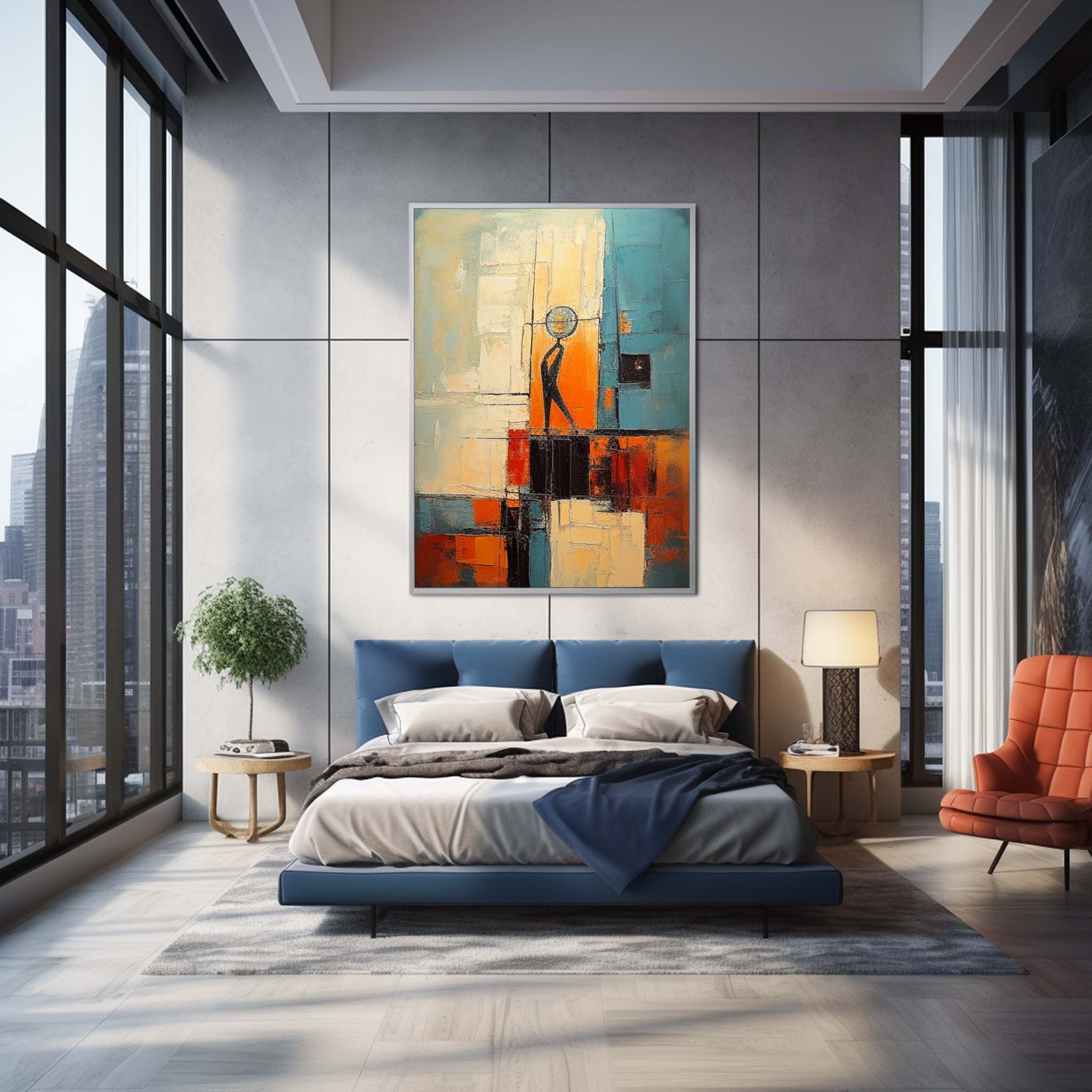 Color Modern Texture Wall Art Large Original Painting Abstract Graffiti Oil Painting On Canvas Home Decor