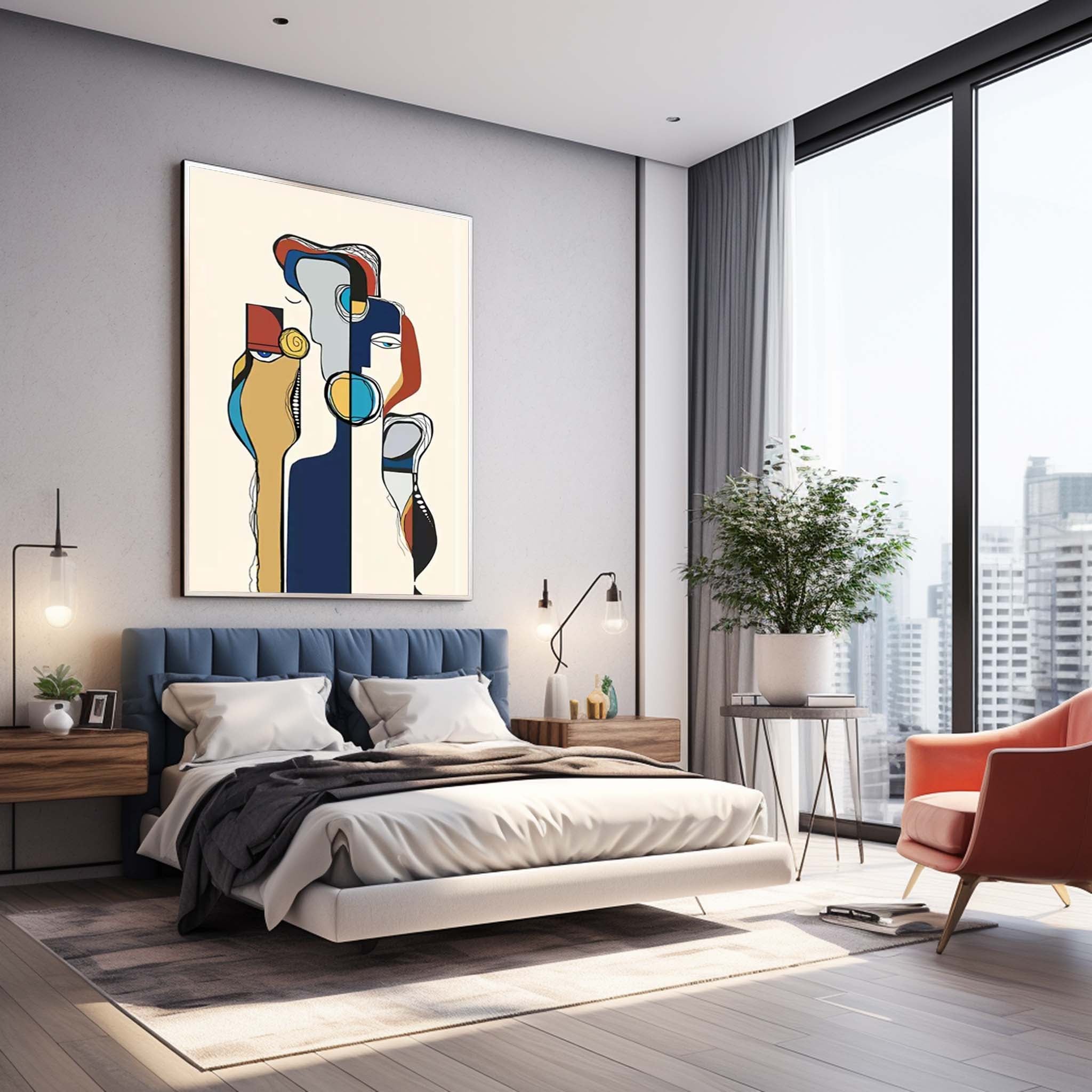 Large Acrylic painting Original Abstract Oil Painting On Canvas Modern Wall Art For Living Room