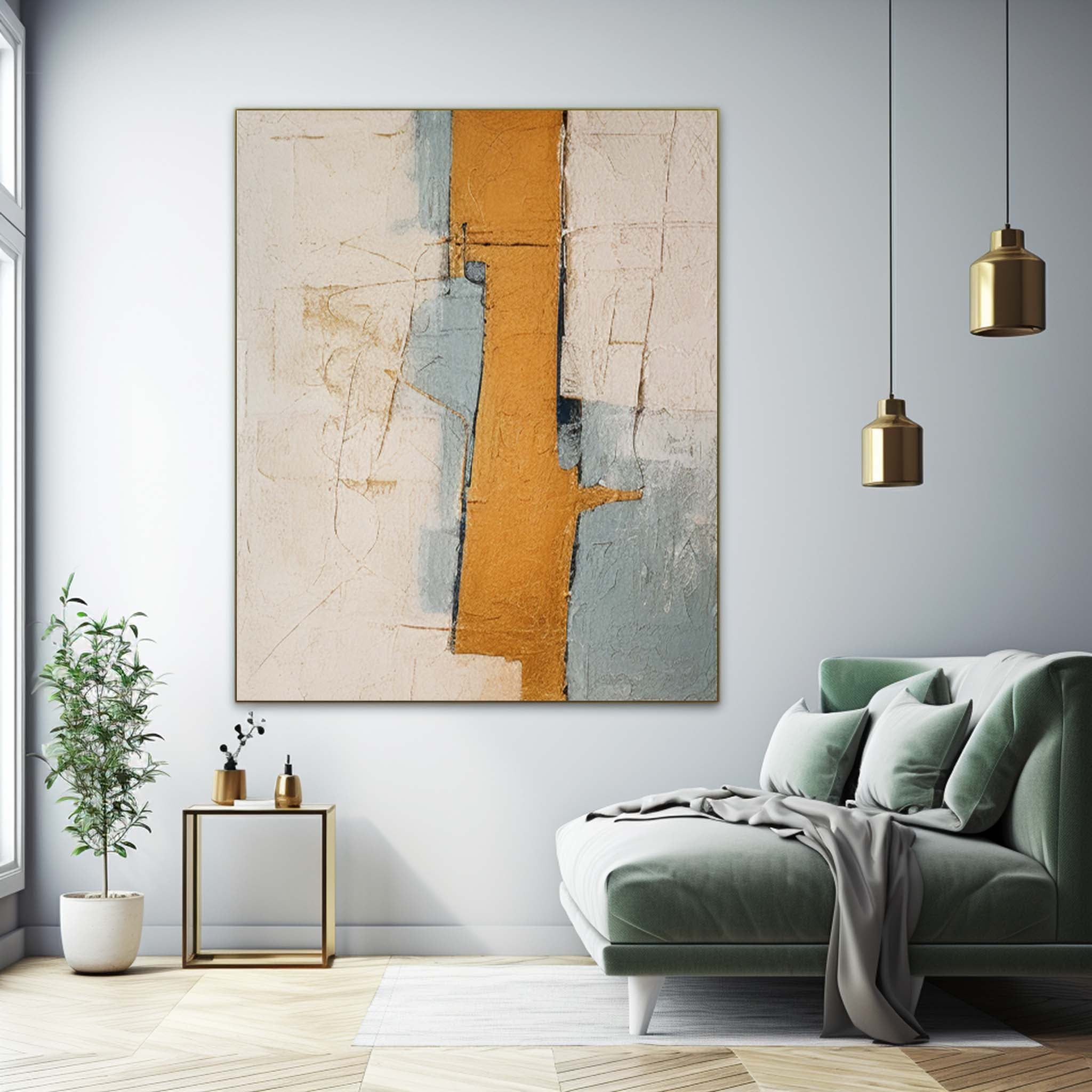 Large Original Abstract Oil Painting On Canvas Modern Texture Wall Art Home Decor