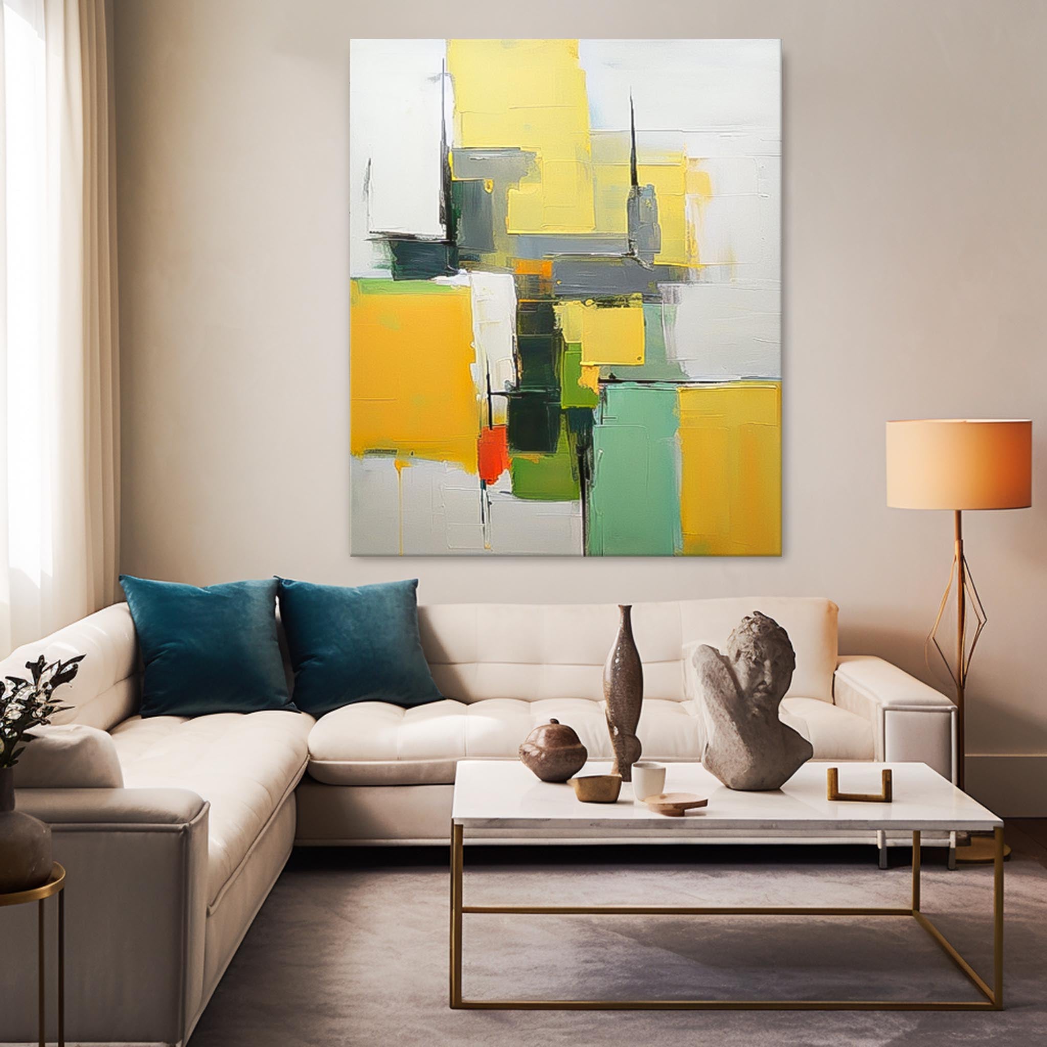 Cheap Abstract Wall Art Large Contemporary Graet Quality Acrylic Painting On Canvas For Sale