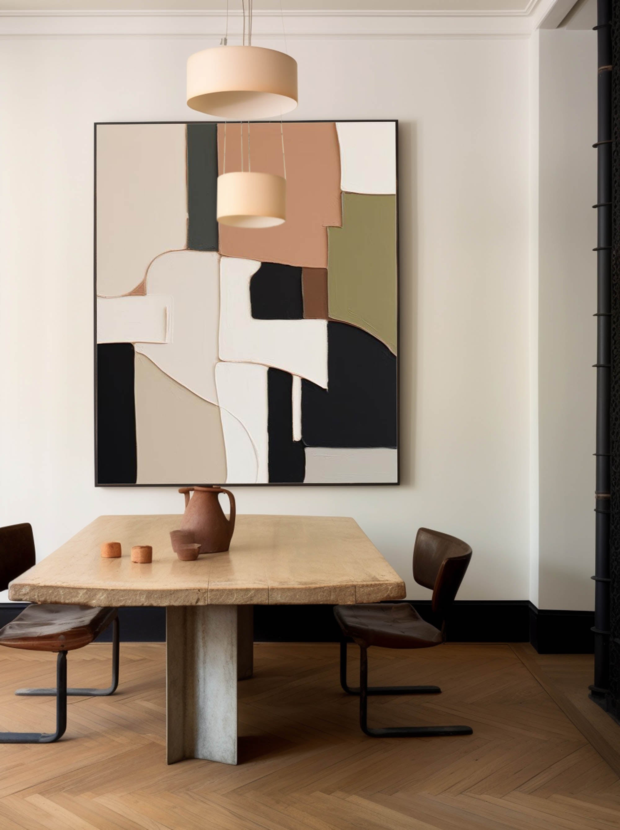 Colorful Modern Texture Wall Art Large Original Painting Abstract Oil Painting On Canvas Home Decor