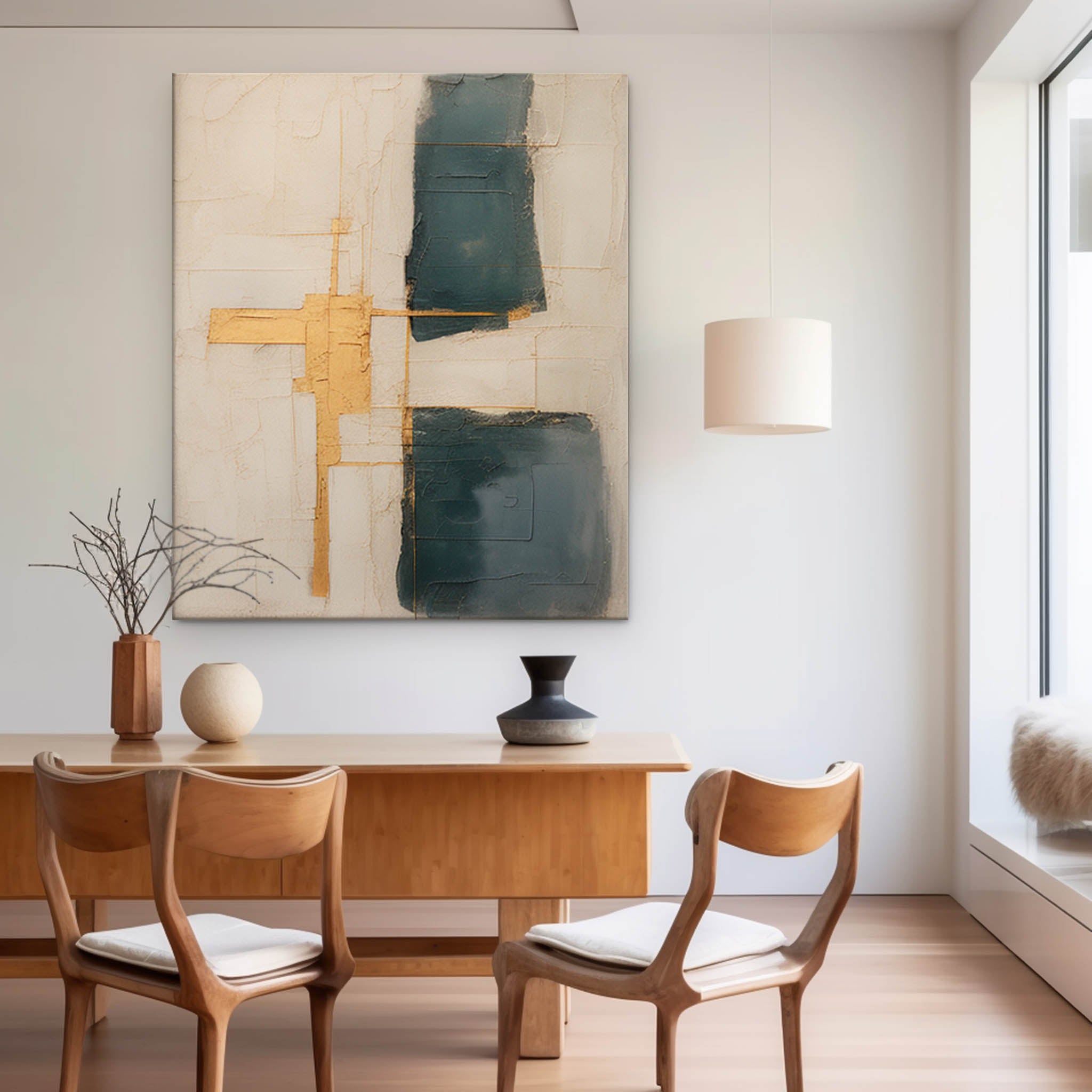 Large Original Abstract Oil Painting On Canvas Modern Texture Wall Art For Living Room