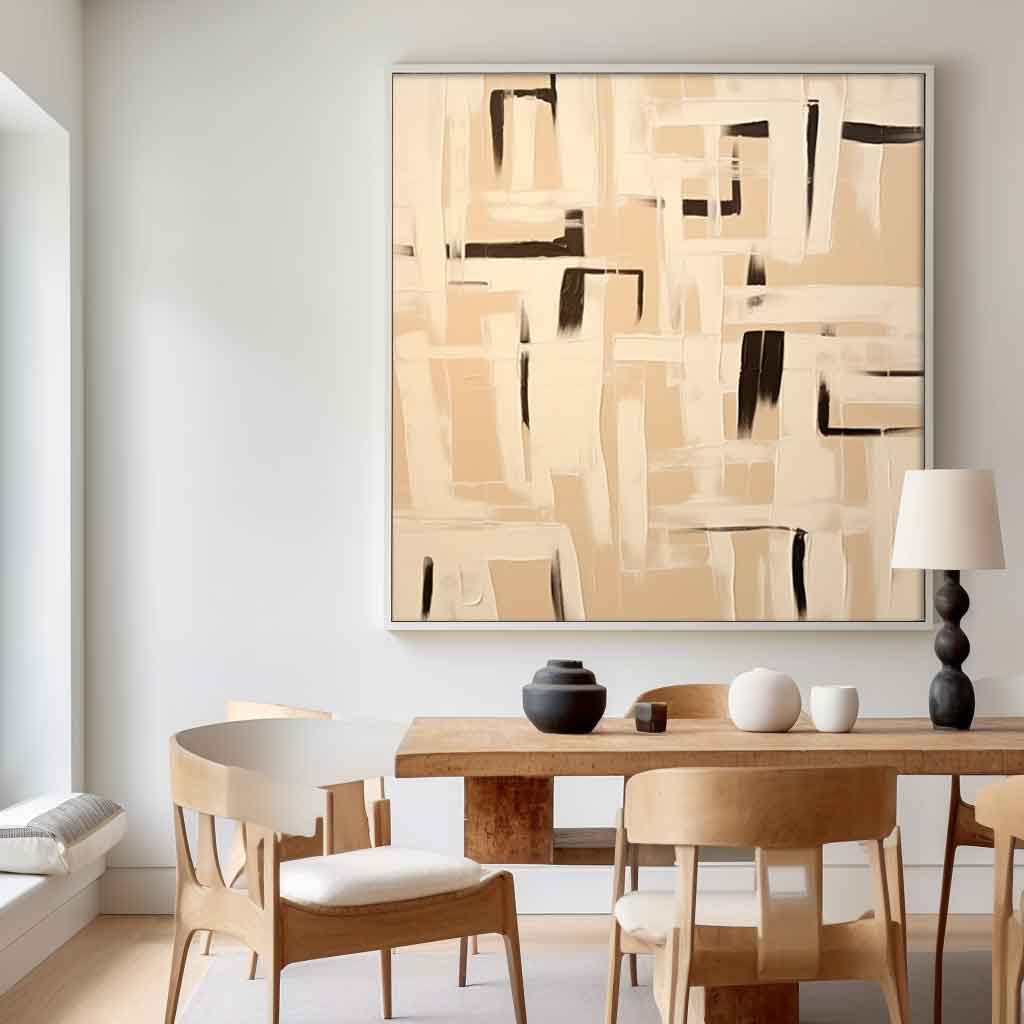 Original Large Abstract Acrylic Painting On Canvas Abstract Minimalist Oil Painting Modern Wall Art Home Decor