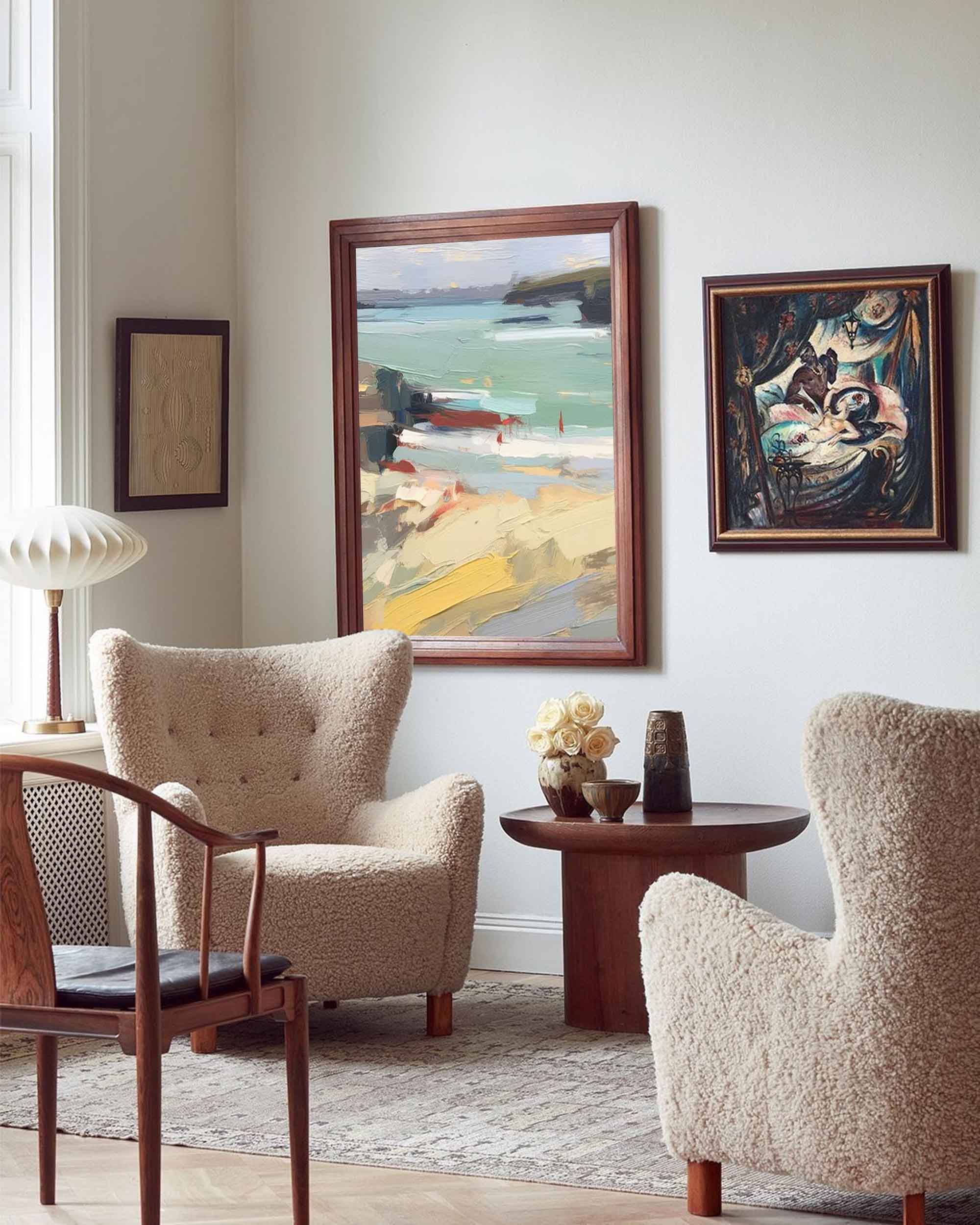 Large Landscape Painting On Canvas Abstract Modern Wall Art Acrylic Painting Home Decor