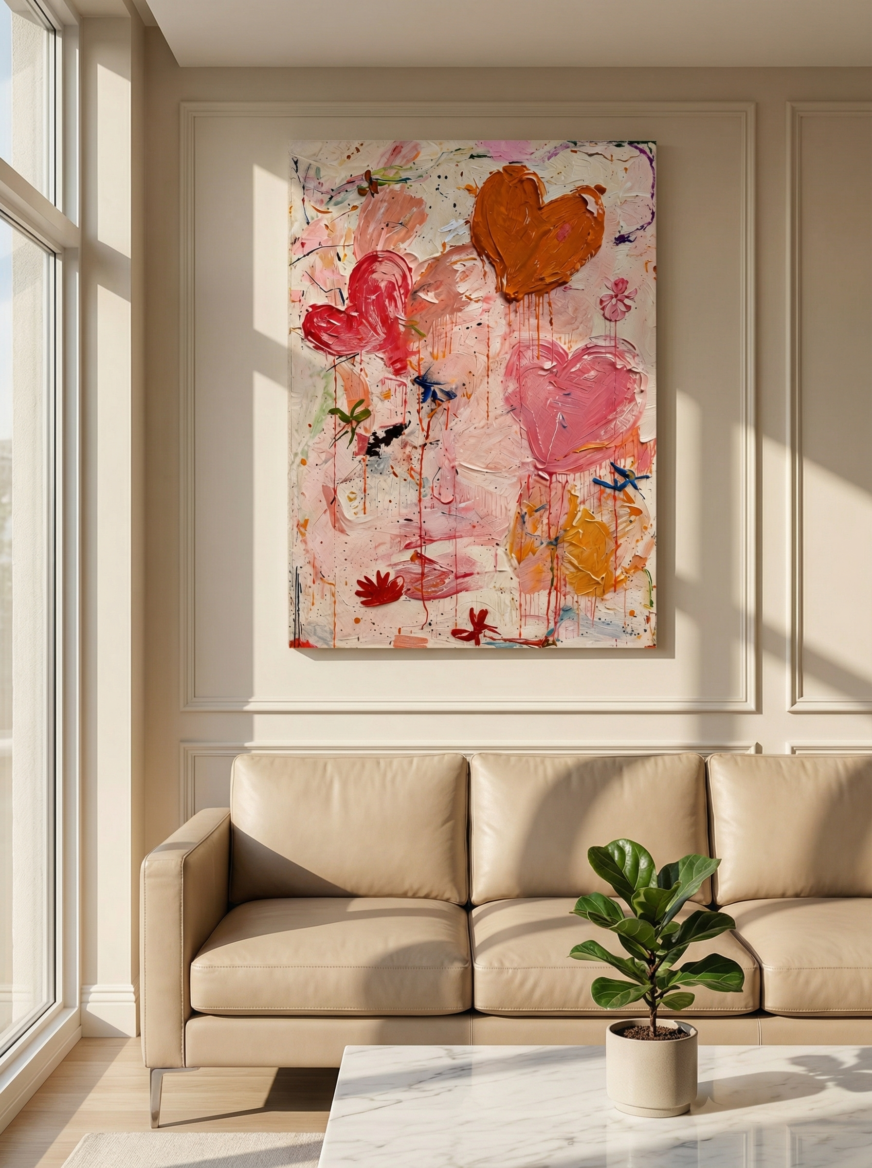 Abstract Canvas Art #AB810