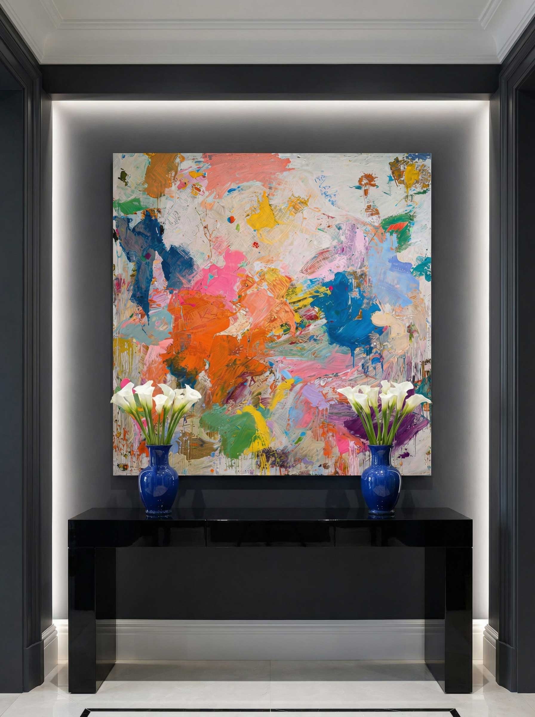 Abstract Canvas Art #AB809