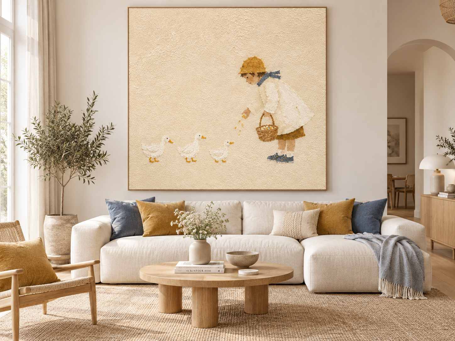 Whimsical Nursery Wall Art For Kids Rooms With Pastoral Theme