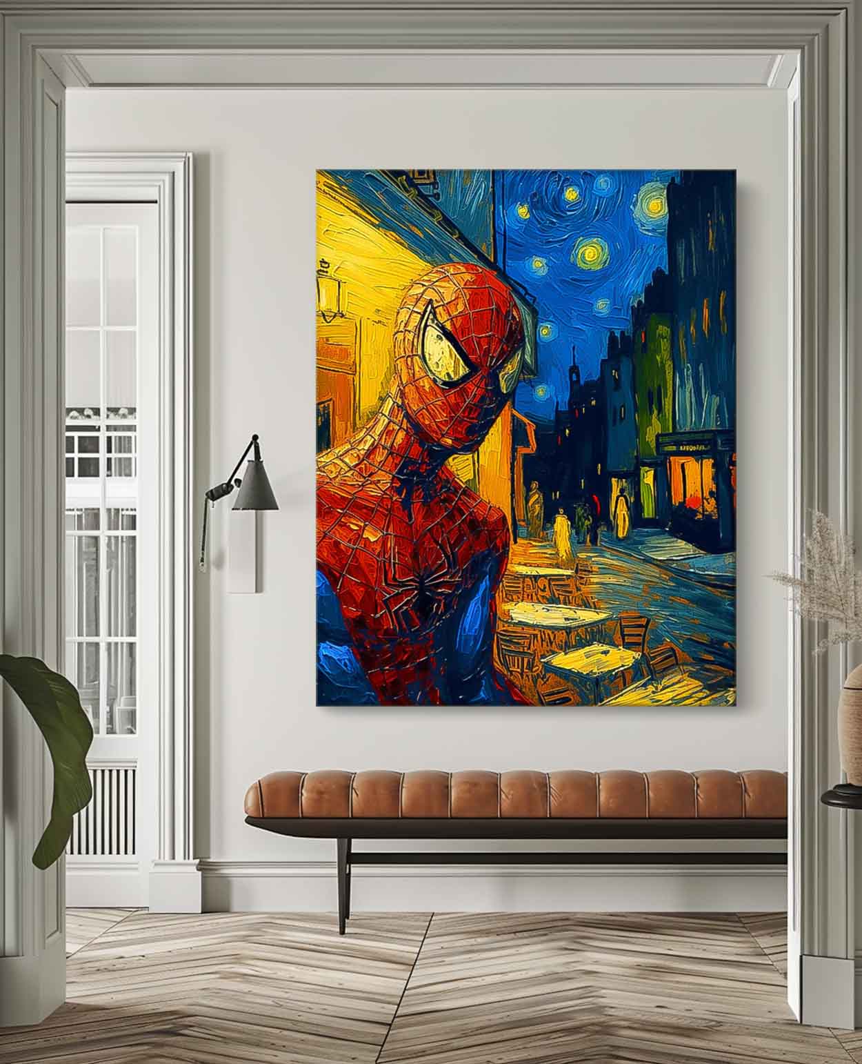 Modern Abstract Spider-Man Painting Contemporary Gallery Famous Wall Art Marvel Comics painting Home Decor