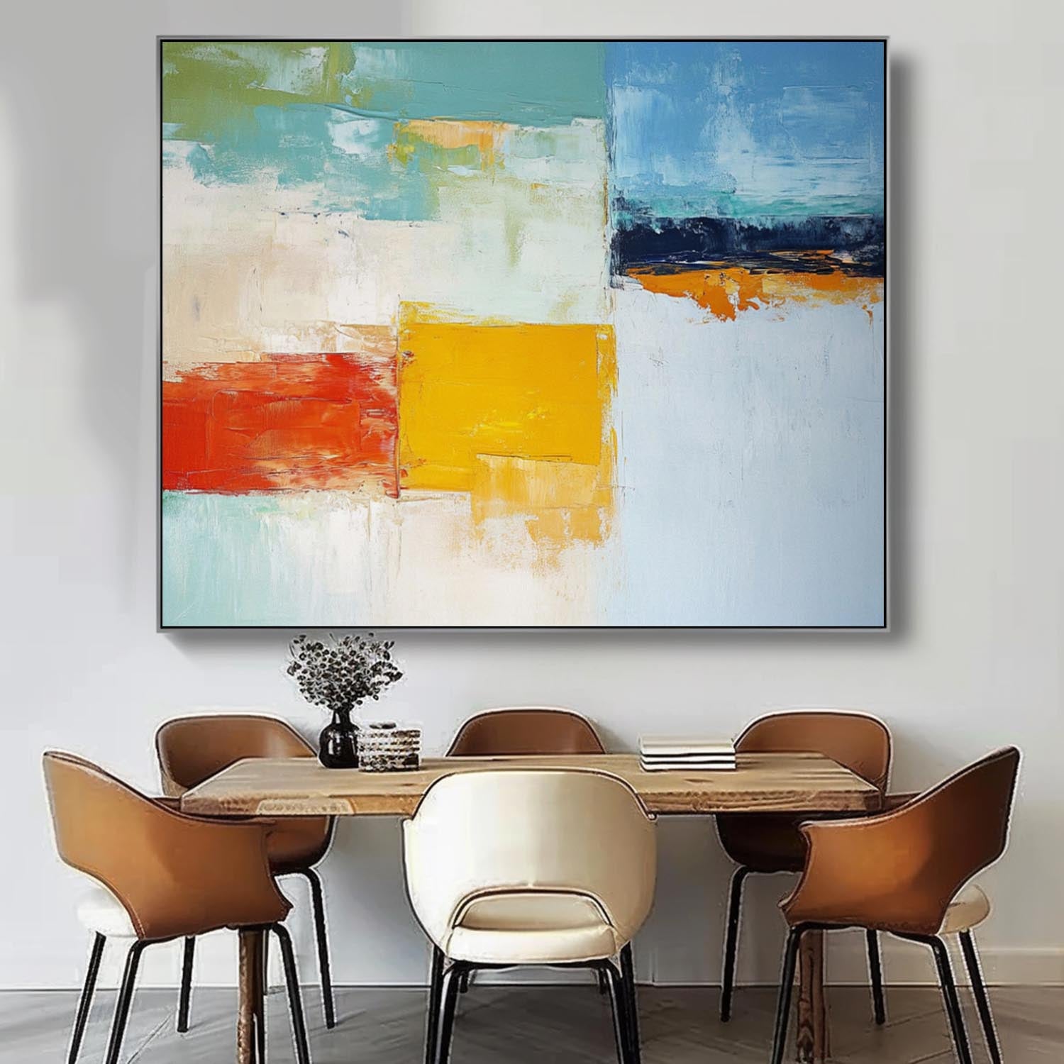 Large Original Abstract Wall Art Abstract Geometry Paintings Online Contemporary Artwork For Living Room