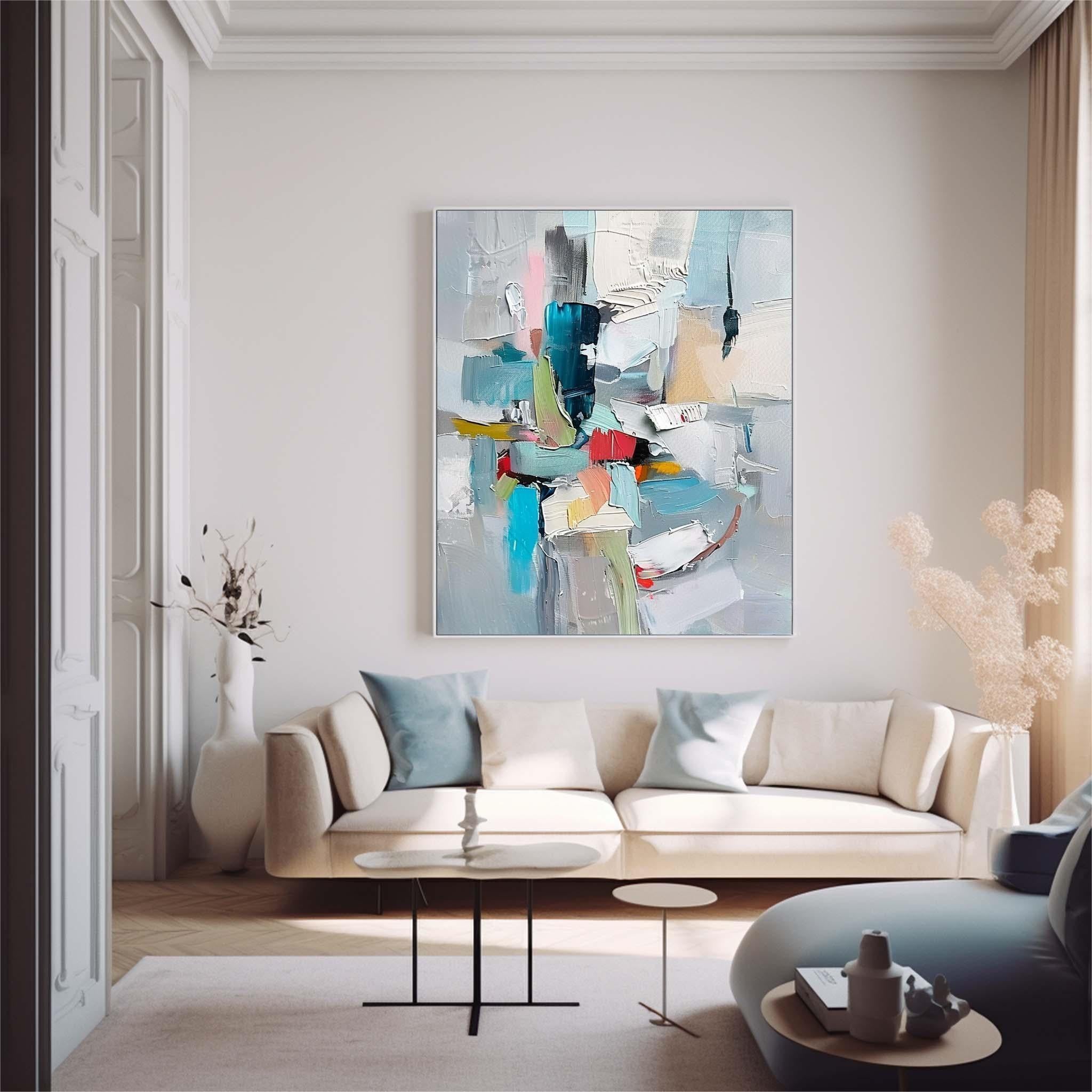 Contemporary Abstract Art For Sale Big Amazing Texture Artwork Original Oil Painting On Canvas For Living Room