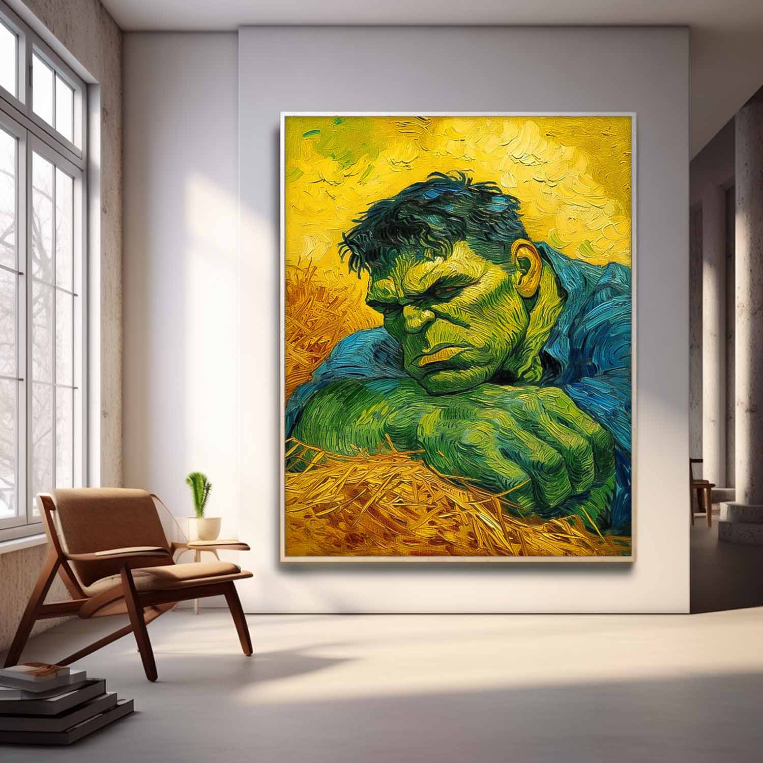 Modern Abstract The Hulk Painting Contemporary Gallery Famous Wall Art Marvel Comics painting Home Decor