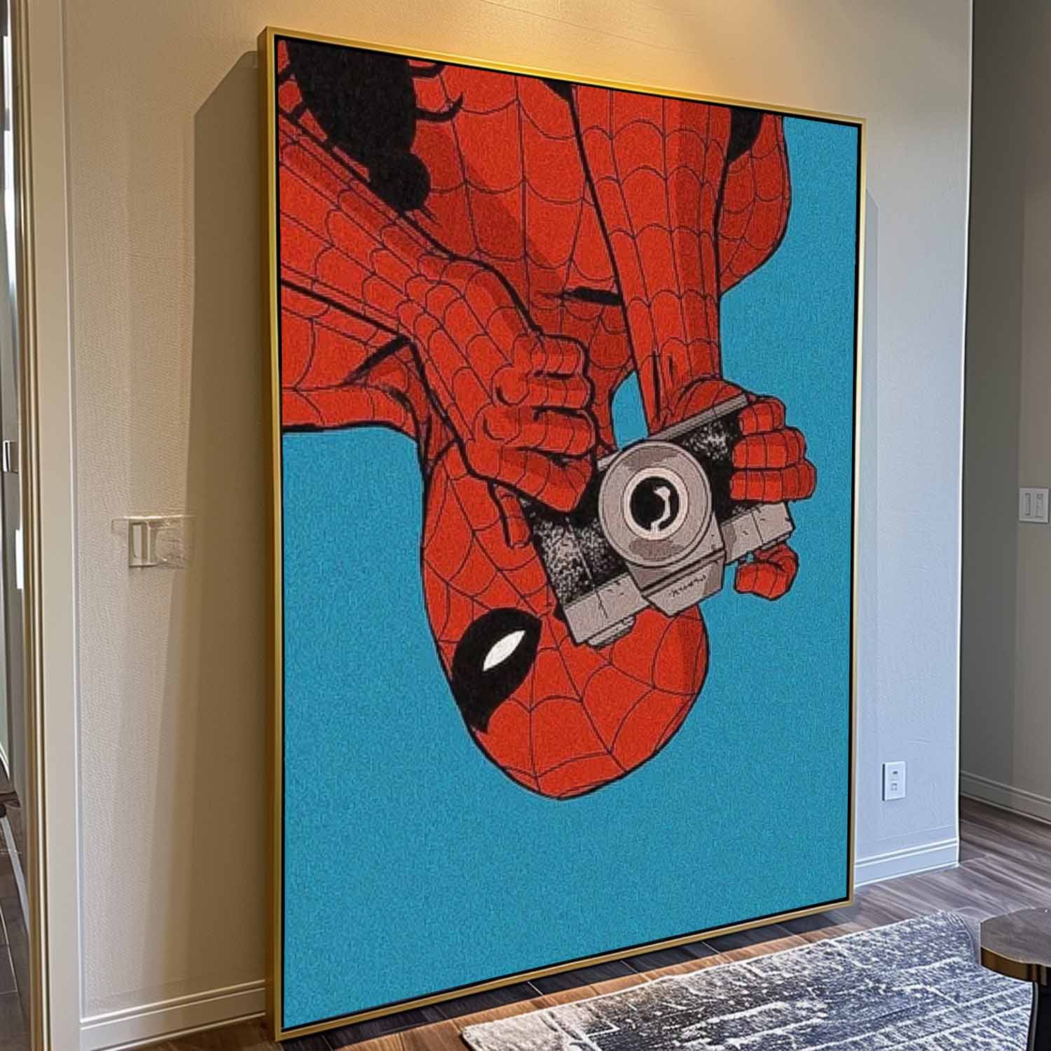 Contemporary Abstract Spider-Man Painting Famous Wall Art Marvel Comics Cute painting Home Decor