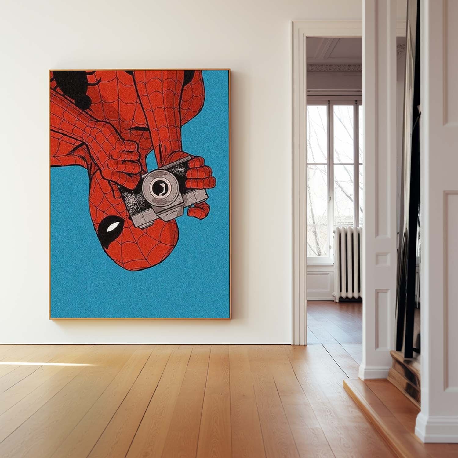 Contemporary Abstract Spider-Man Painting Famous Wall Art Marvel Comics Cute painting Home Decor