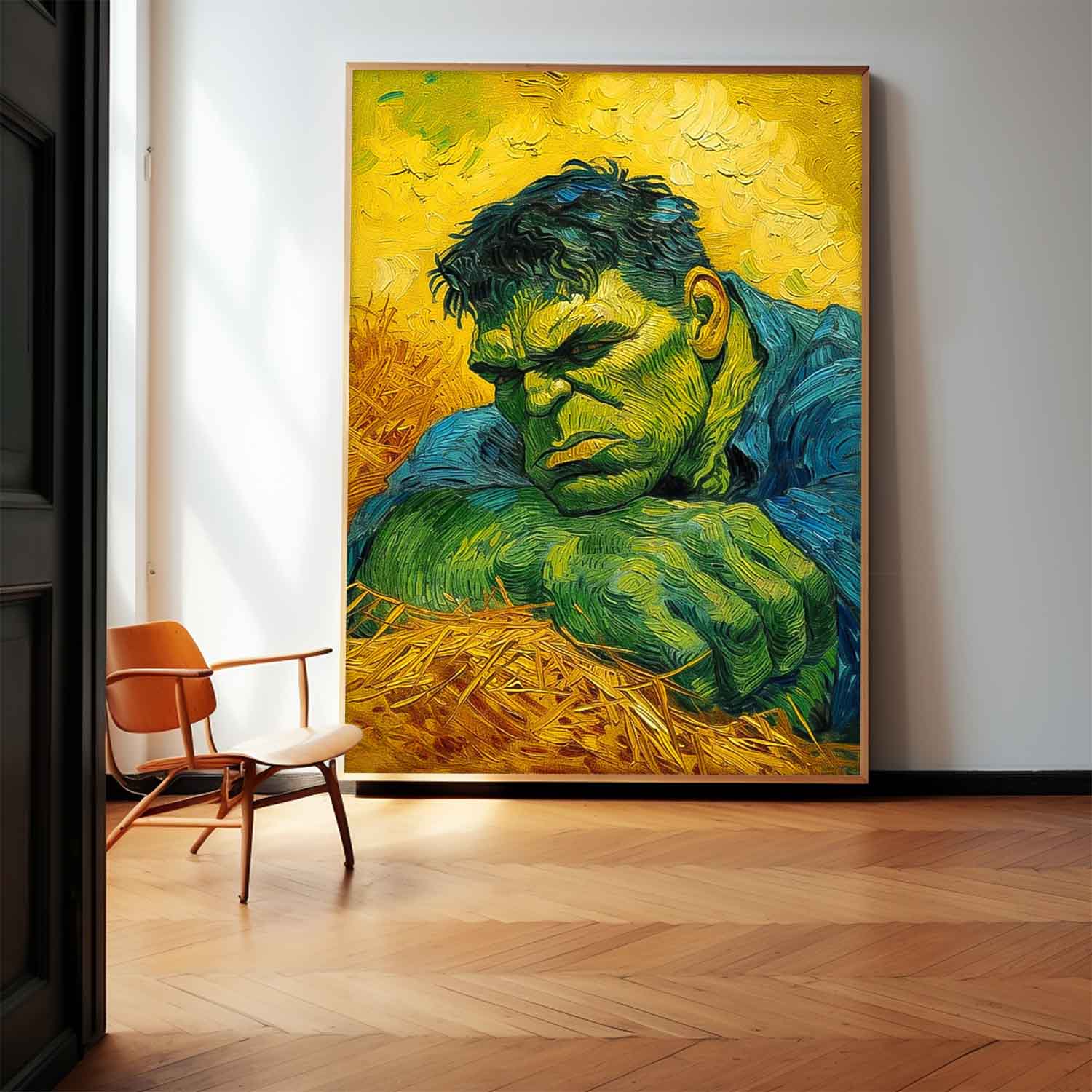 Modern Abstract The Hulk Painting Contemporary Gallery Famous Wall Art Marvel Comics painting Home Decor