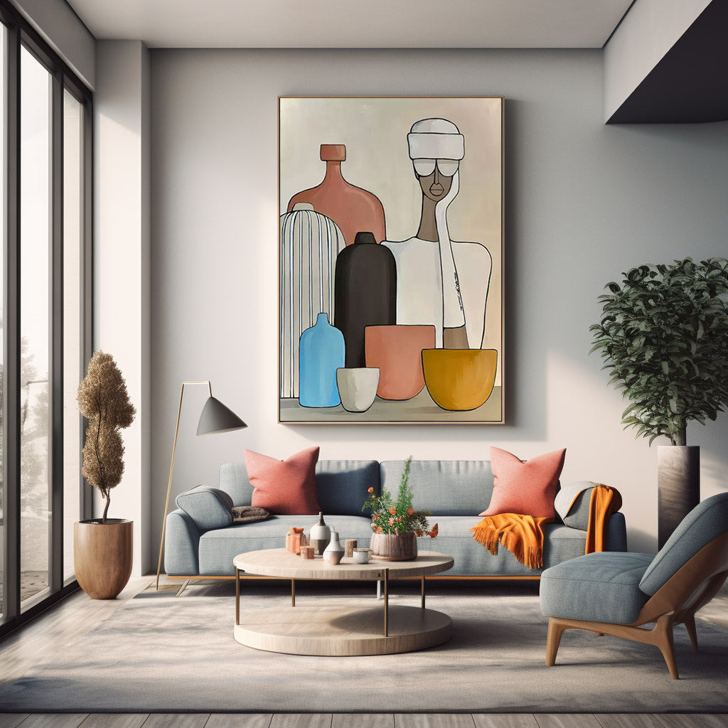 Original Abstract Oil Painting On Canvas Colorful Large Acrylic painting Modern Wall Art For Living Room