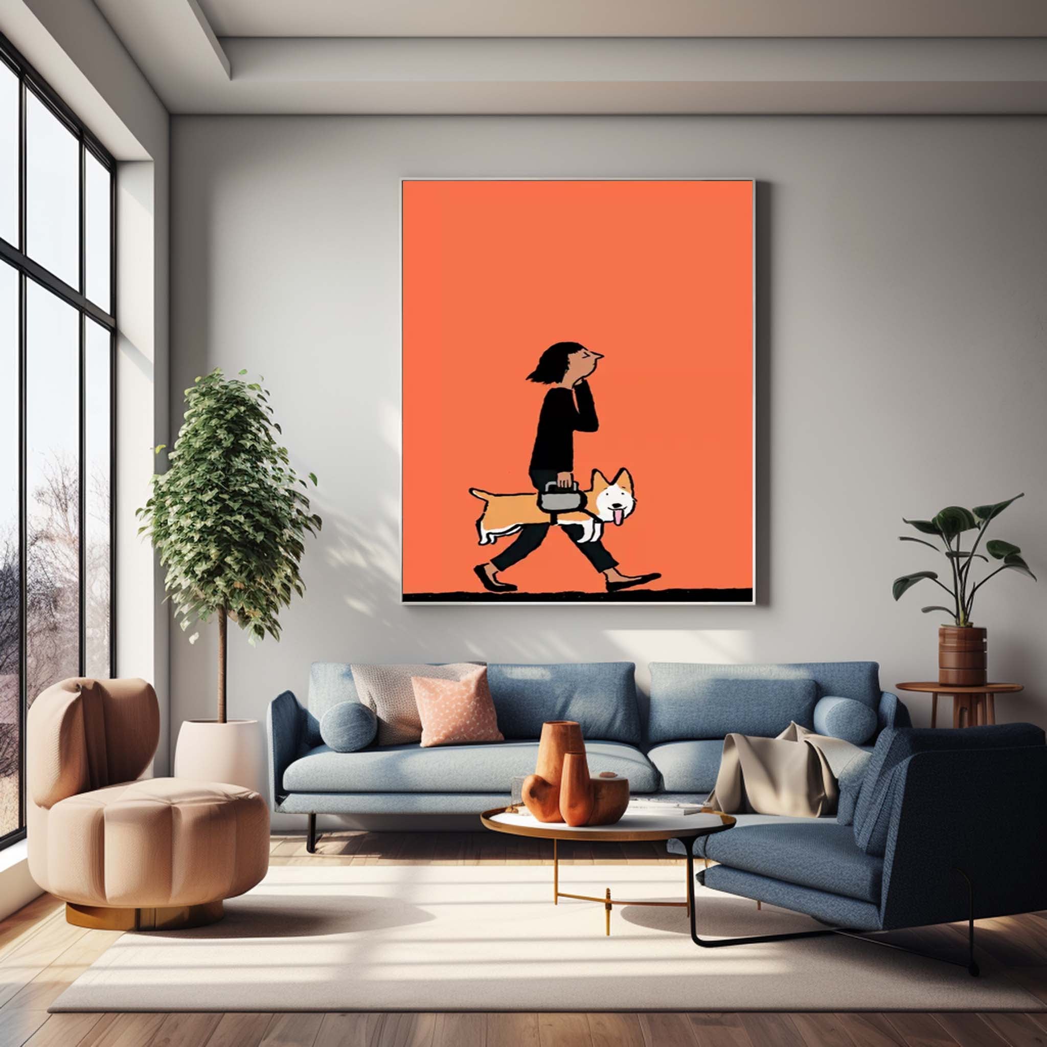 Modern Figure Wall Art Large Original Realistic Abstract Oil Painting On Canvas For Living Room