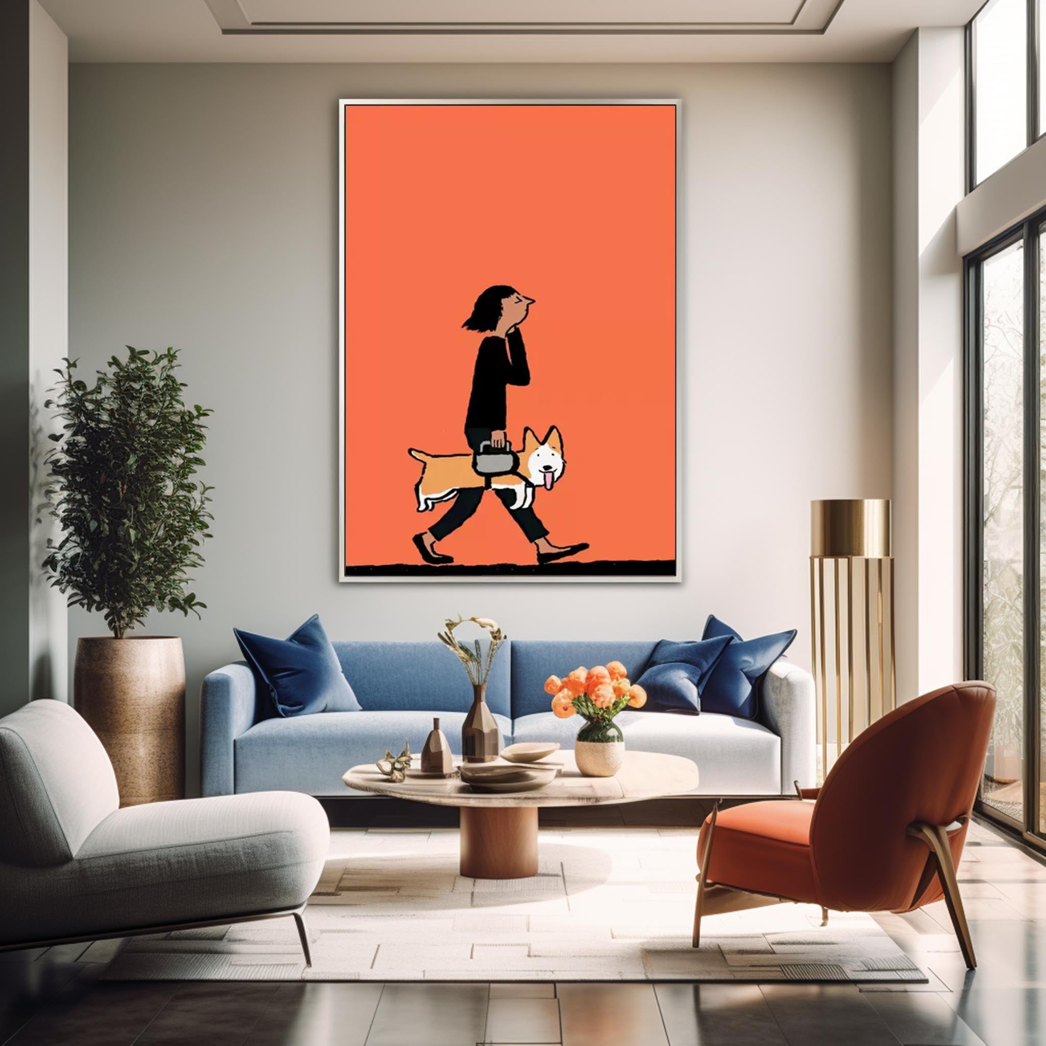 Modern Figure Wall Art Large Original Realistic Abstract Oil Painting On Canvas For Living Room