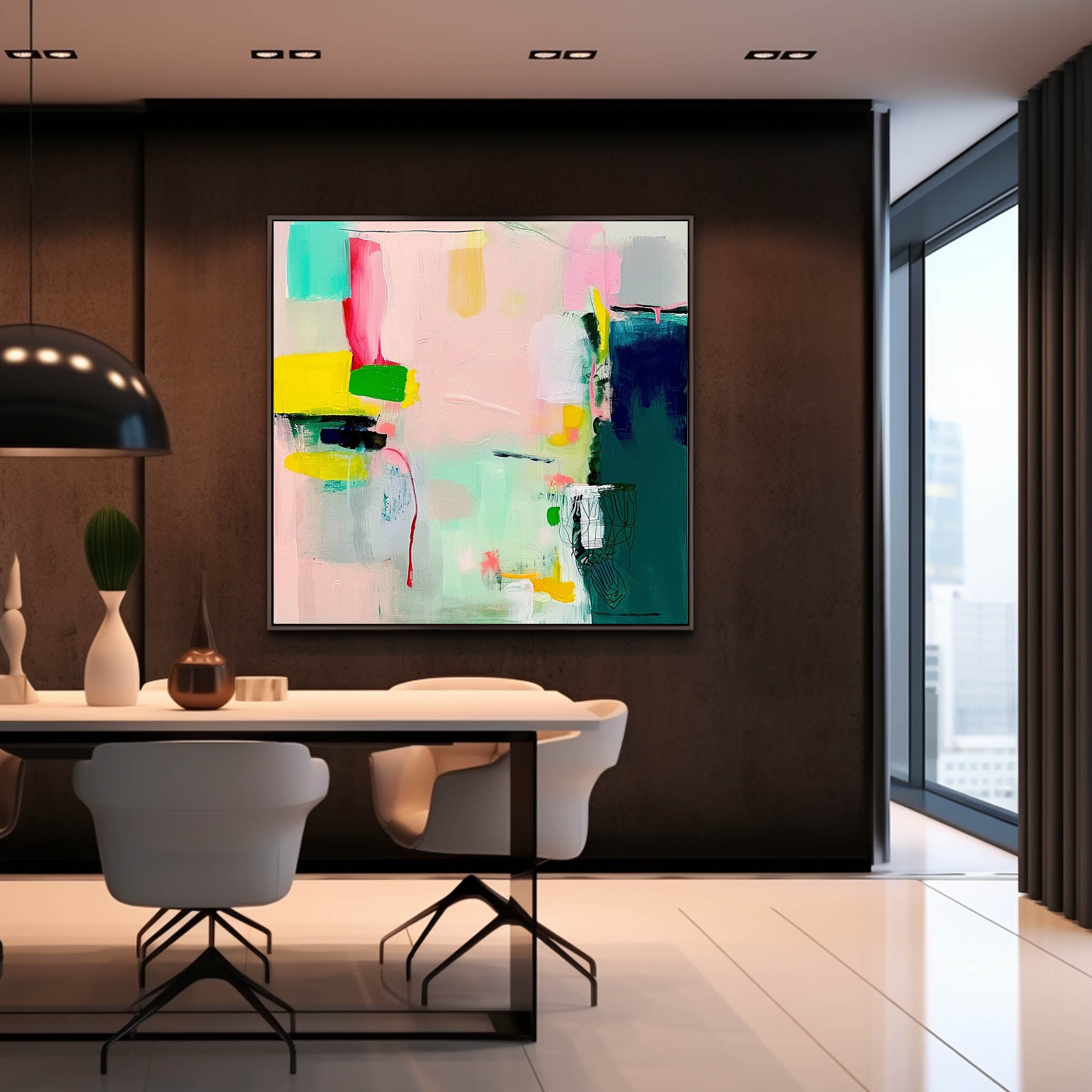 Original Abstract Art For Sale Warm Color Abstract Painting Canvas Contemporary New Painting Home Decor