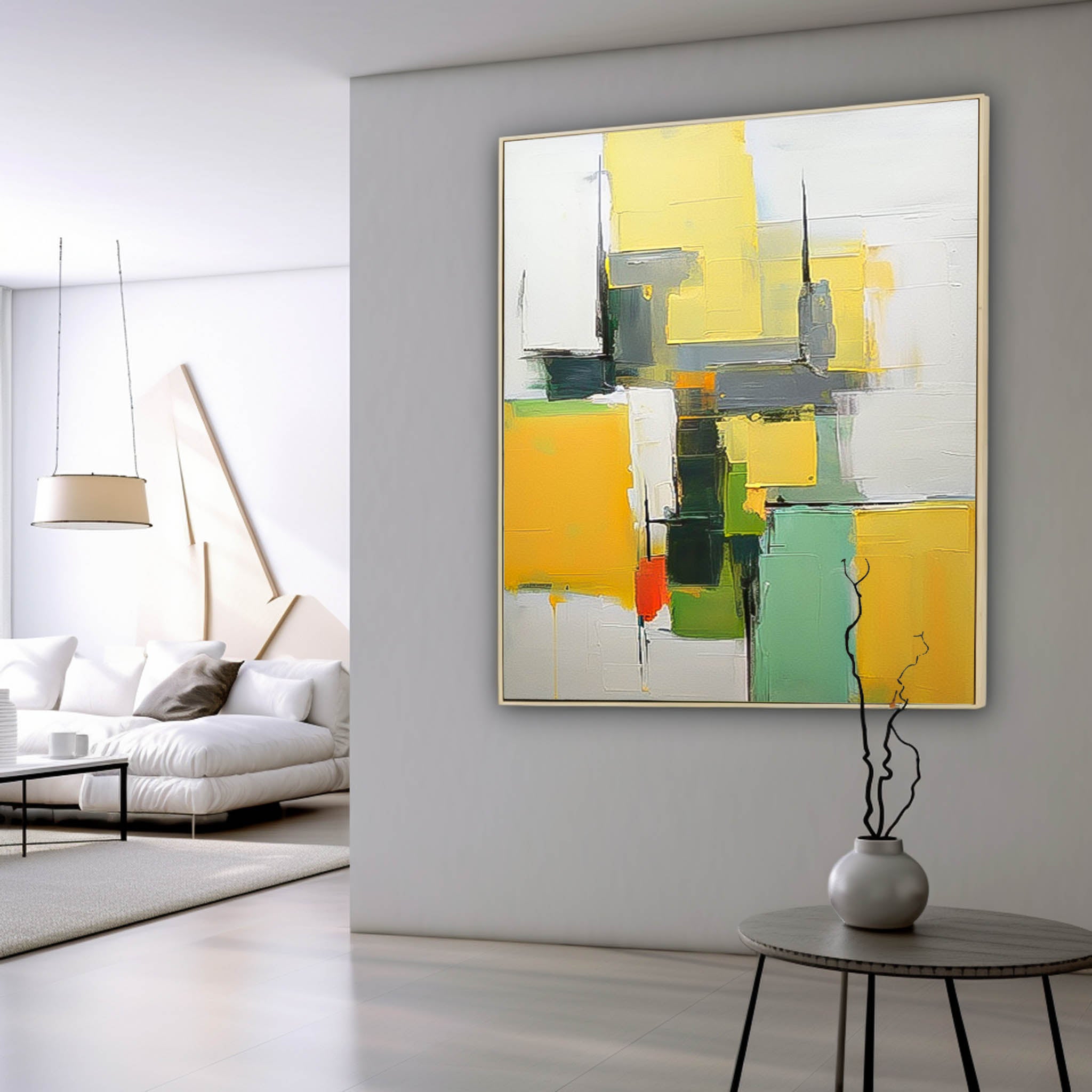 Cheap Abstract Wall Art Large Contemporary Graet Quality Acrylic Painting On Canvas For Sale