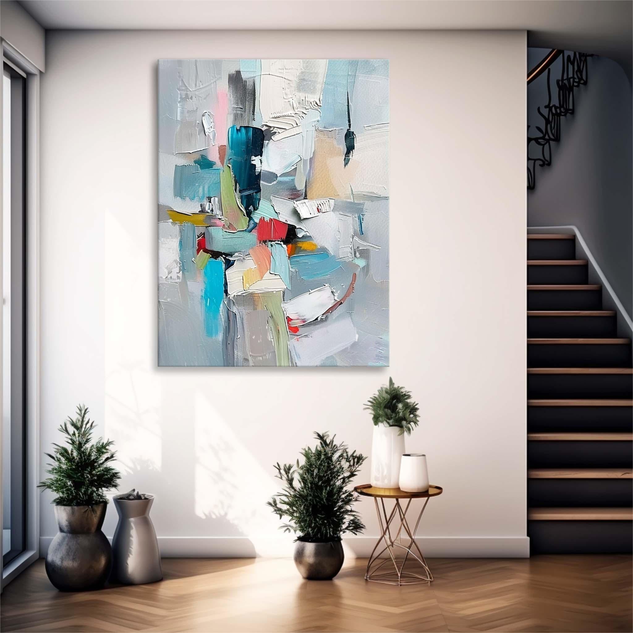 Contemporary Abstract Art For Sale Big Amazing Texture Artwork Original Oil Painting On Canvas For Living Room