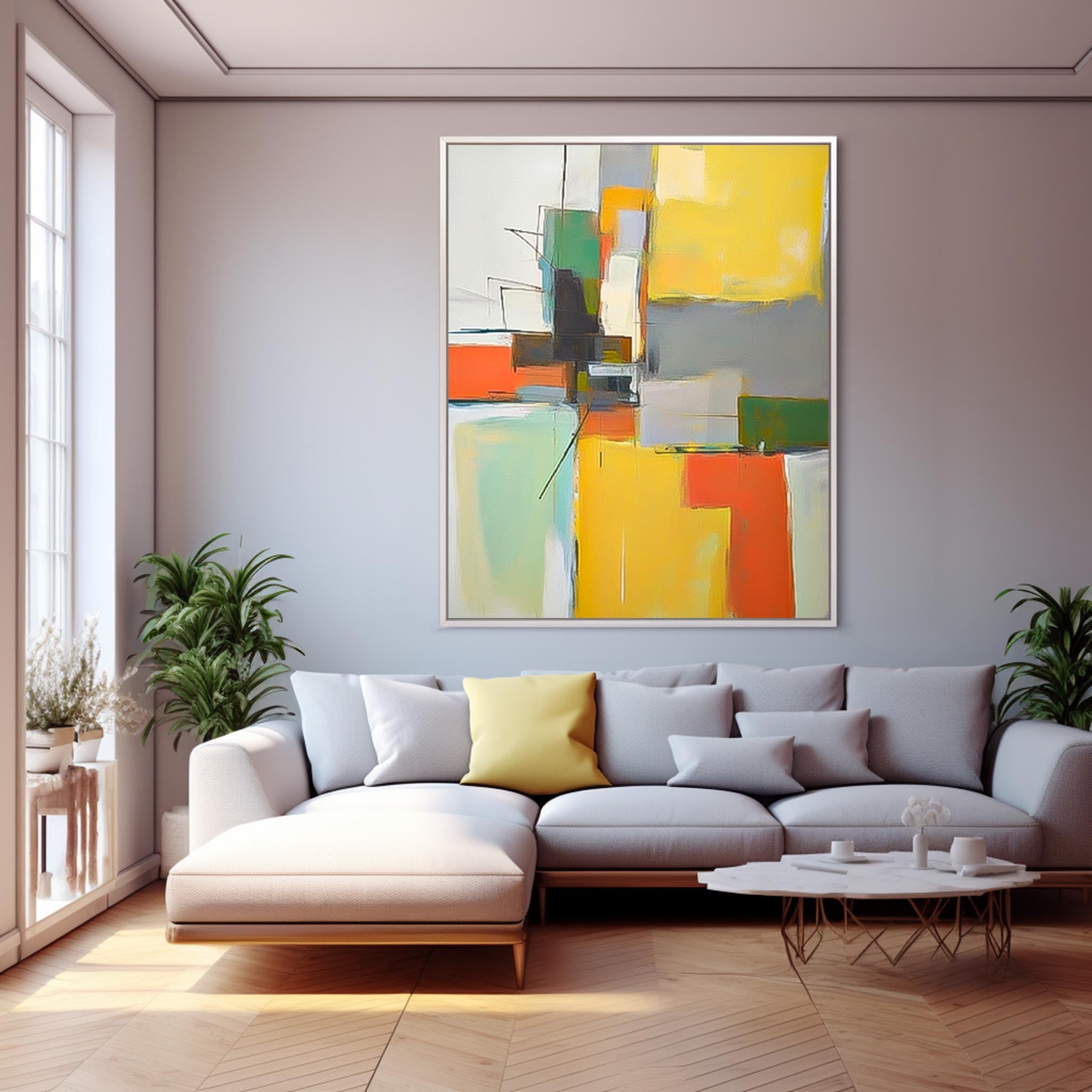 Cheap Vibrant Color Abstract Wall Art Large Contemporary Acrylic Painting On Canvas Graet Quality artworks