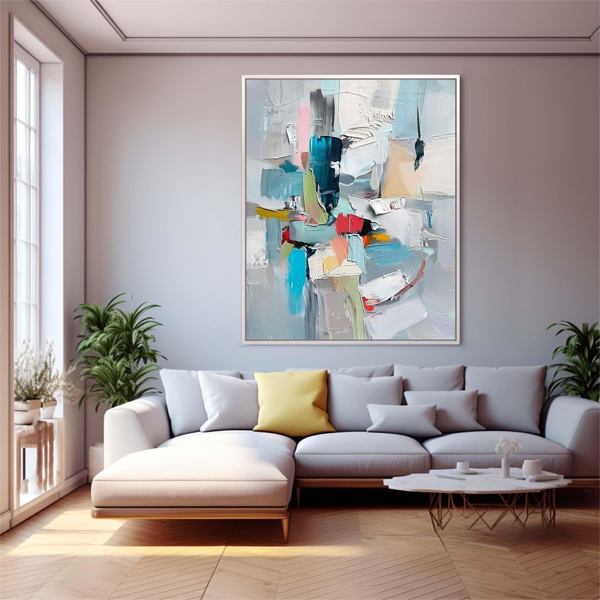 Contemporary Abstract Art For Sale Big Amazing Texture Artwork Original Oil Painting On Canvas For Living Room