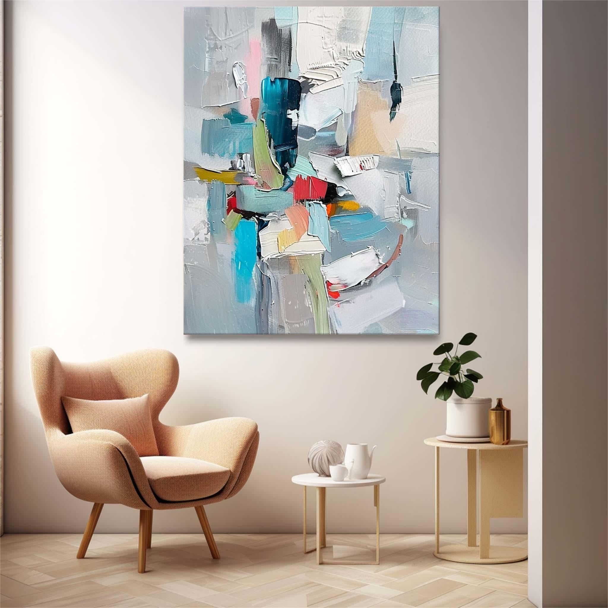 Contemporary Abstract Art For Sale Big Amazing Texture Artwork Original Oil Painting On Canvas For Living Room